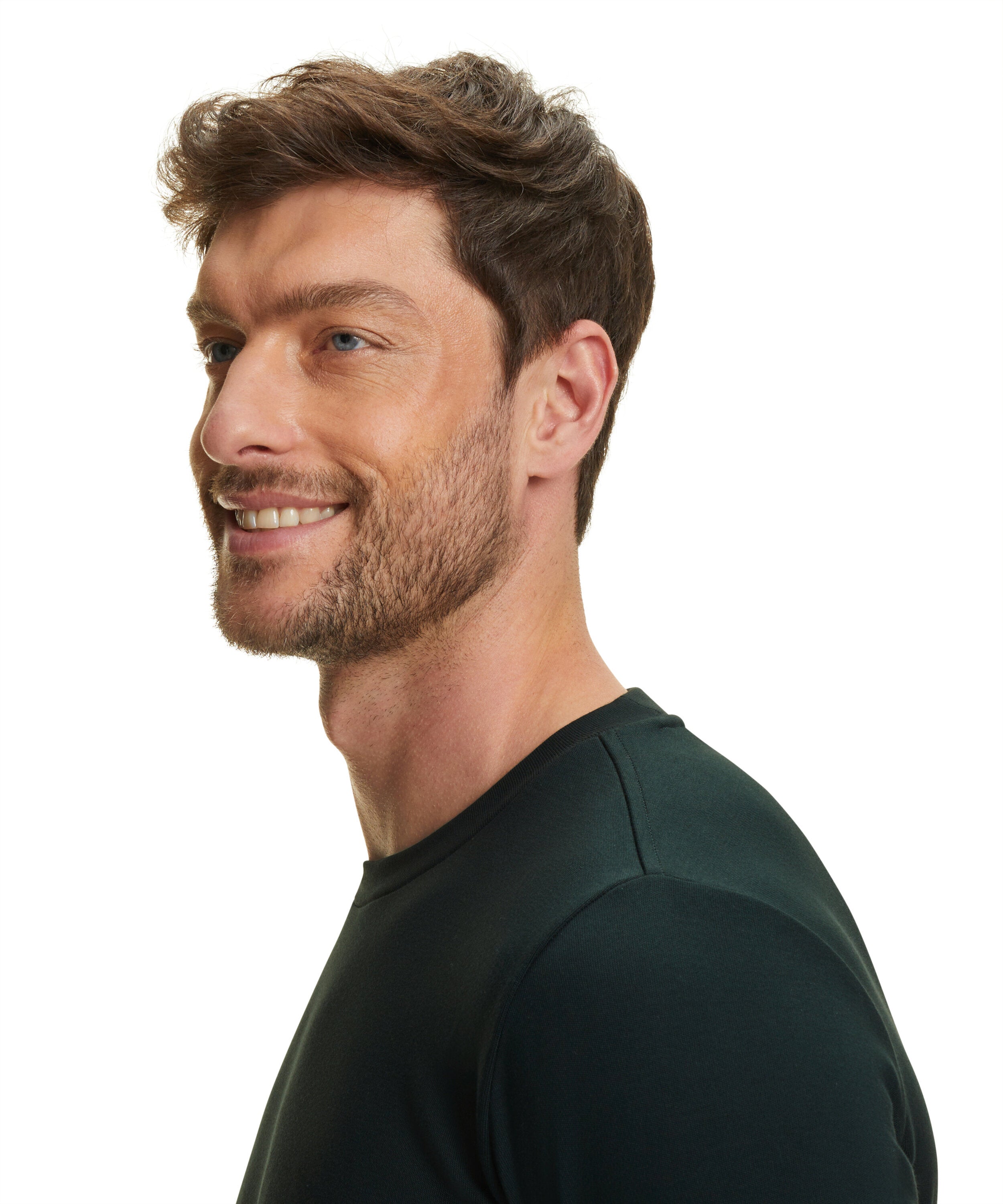 Falke Men Long-sleeve shirt Round-neck - Men - thyme