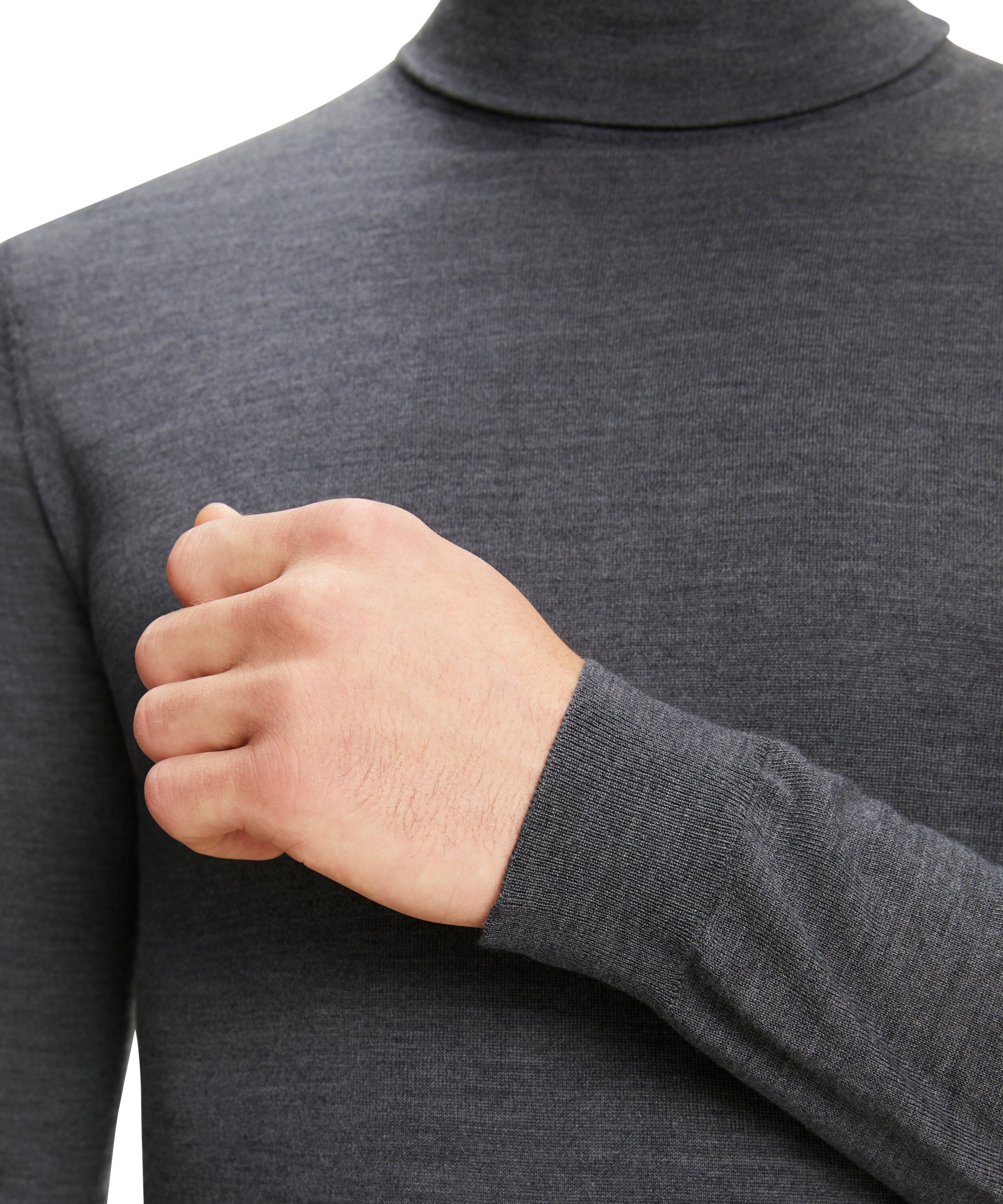 Falke Men Pullover Round-neck - Men - dark grey