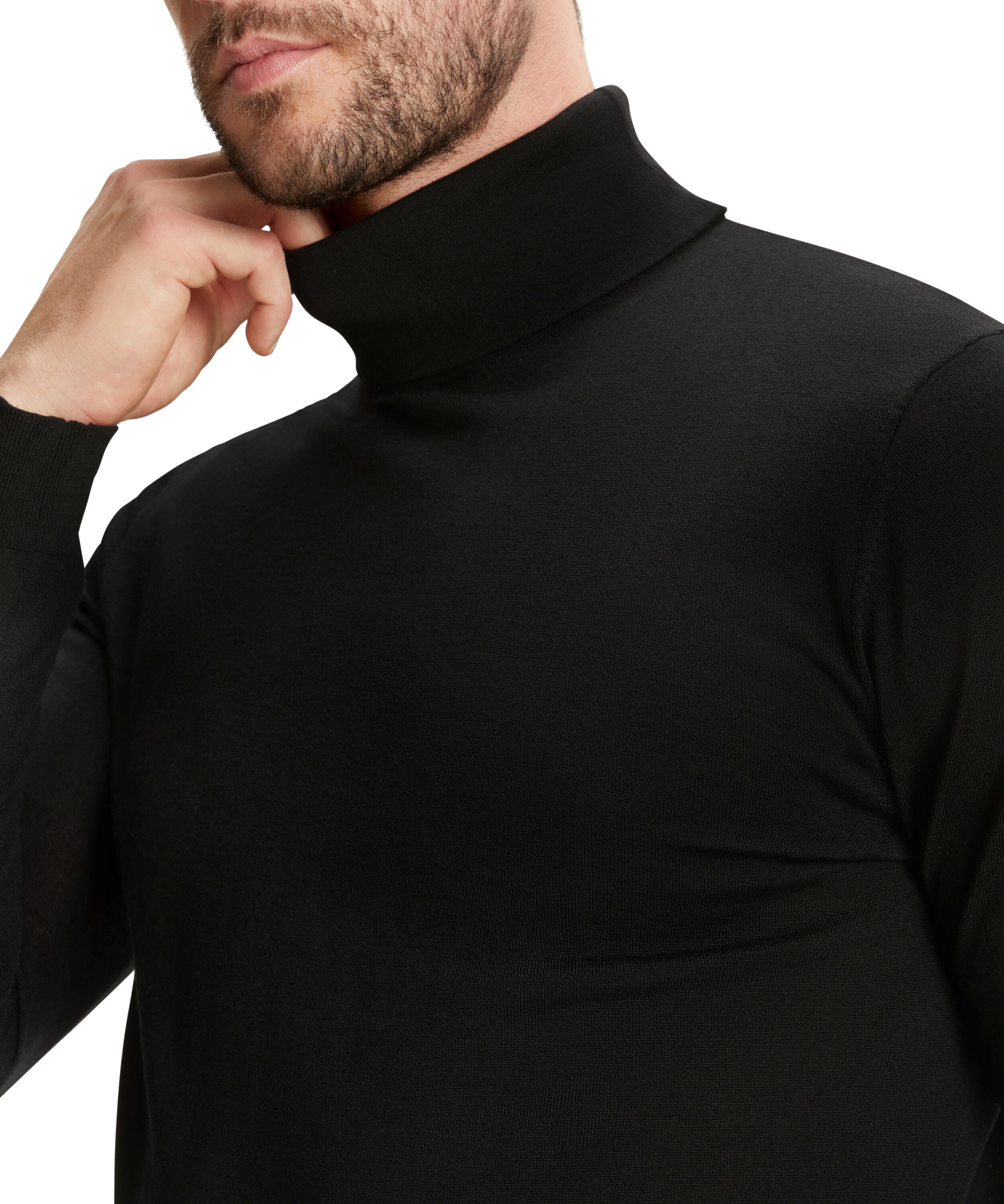 Falke Men Pullover Round-neck - Men - black