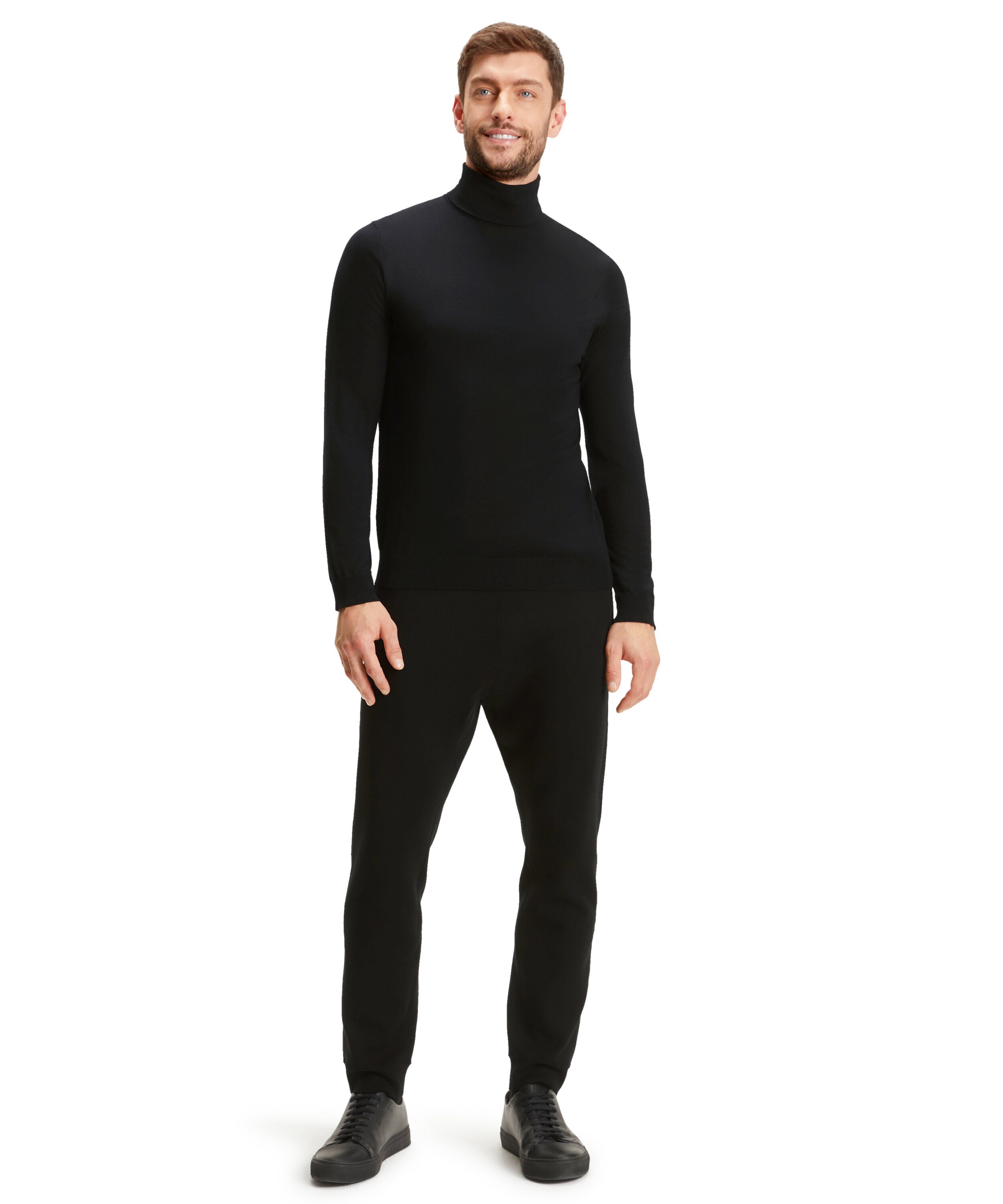 Falke Men Pullover Round-neck - Men - black
