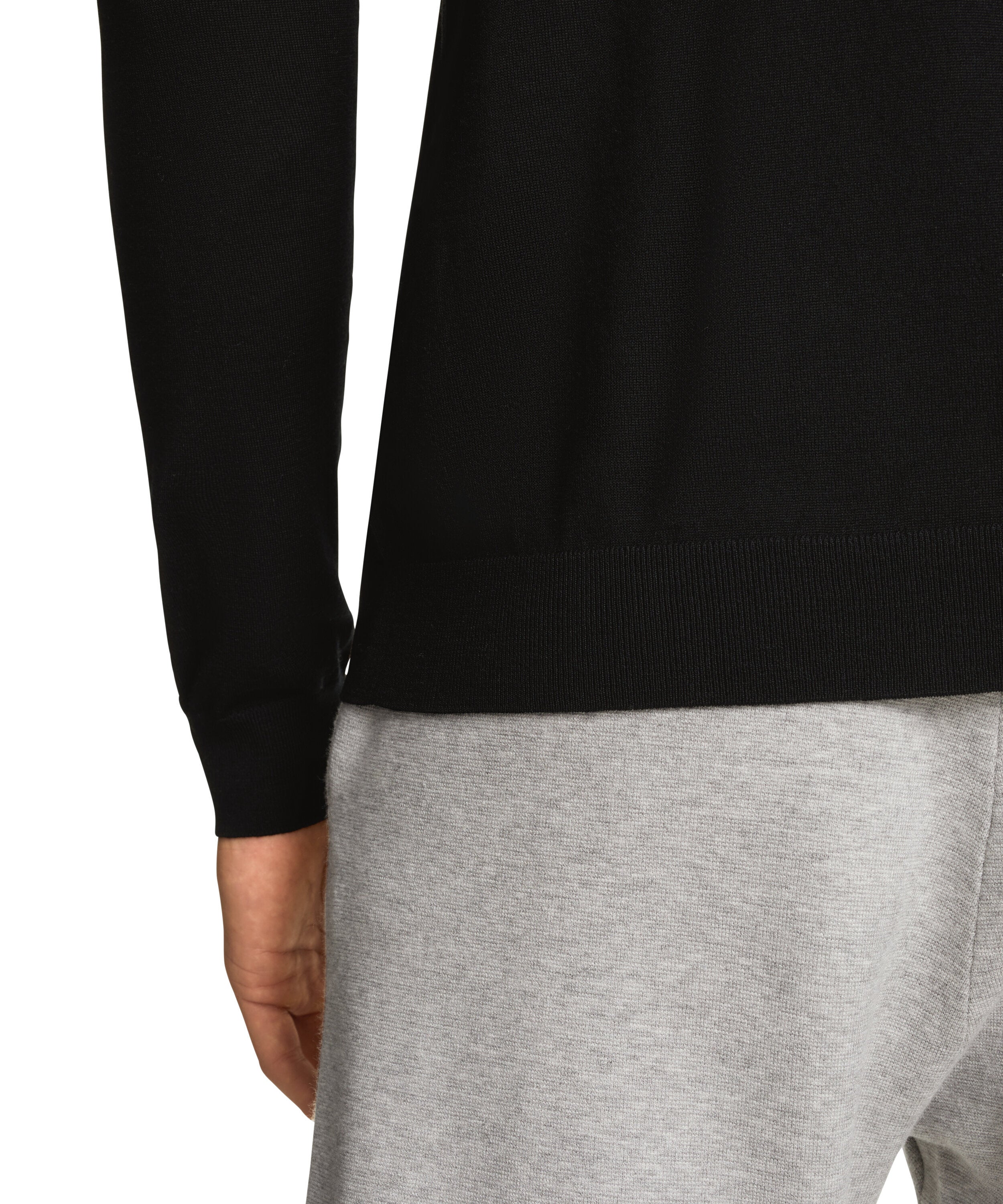 Falke Men Pullover Round-neck - Men - black