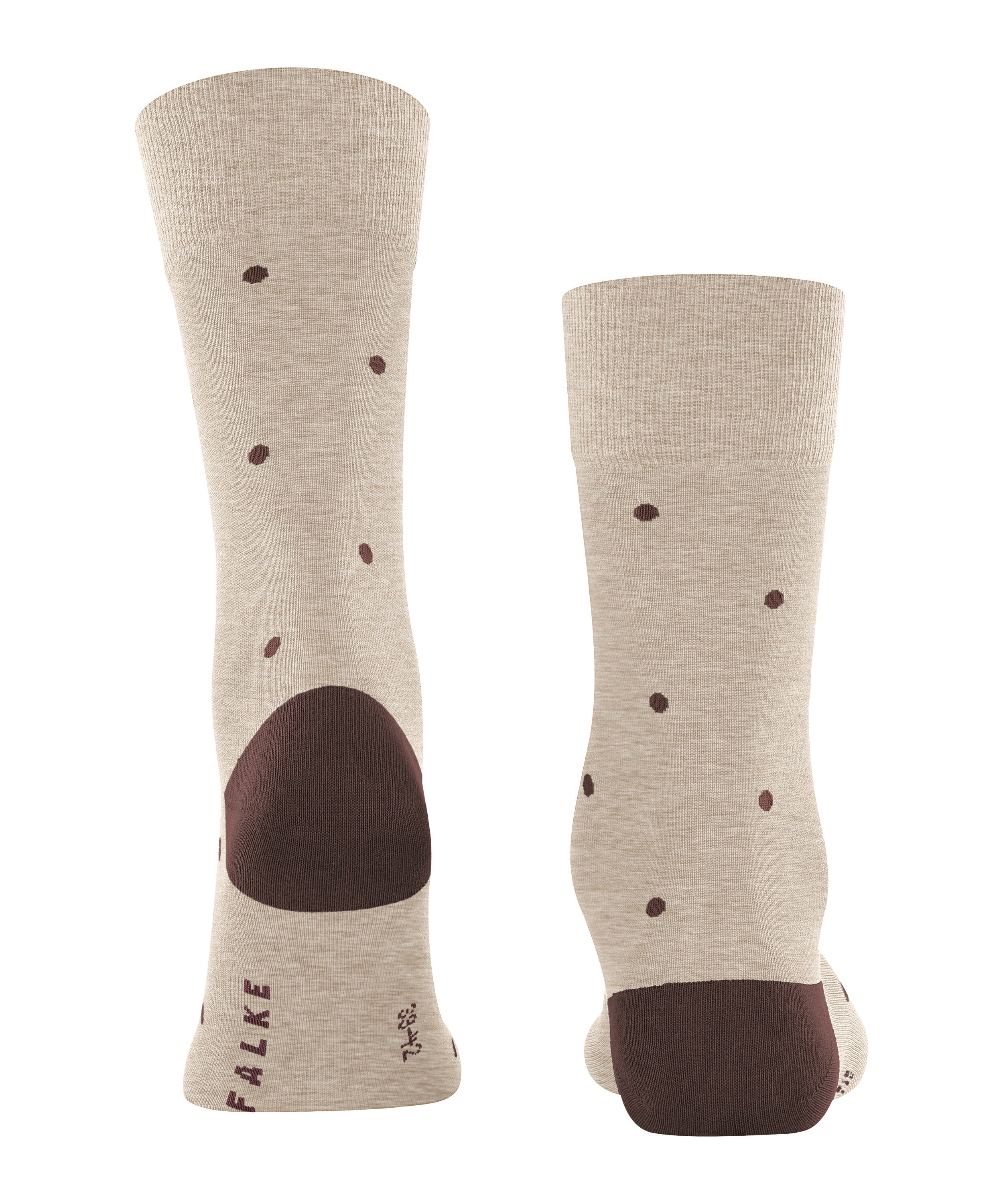 Falke Dot Men Socks - Men - taupe mel.