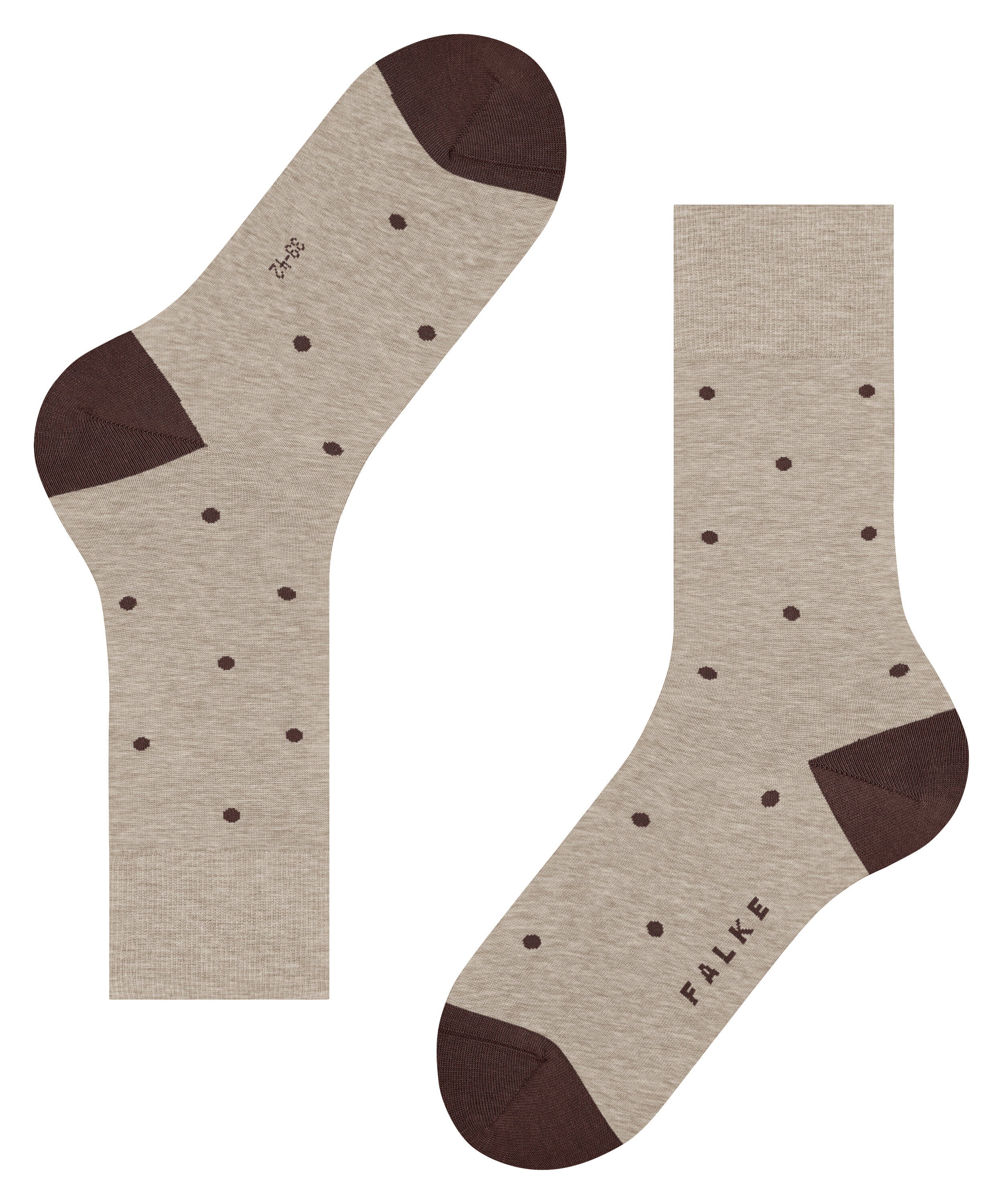 Falke Dot Men Socks - Men - taupe mel.