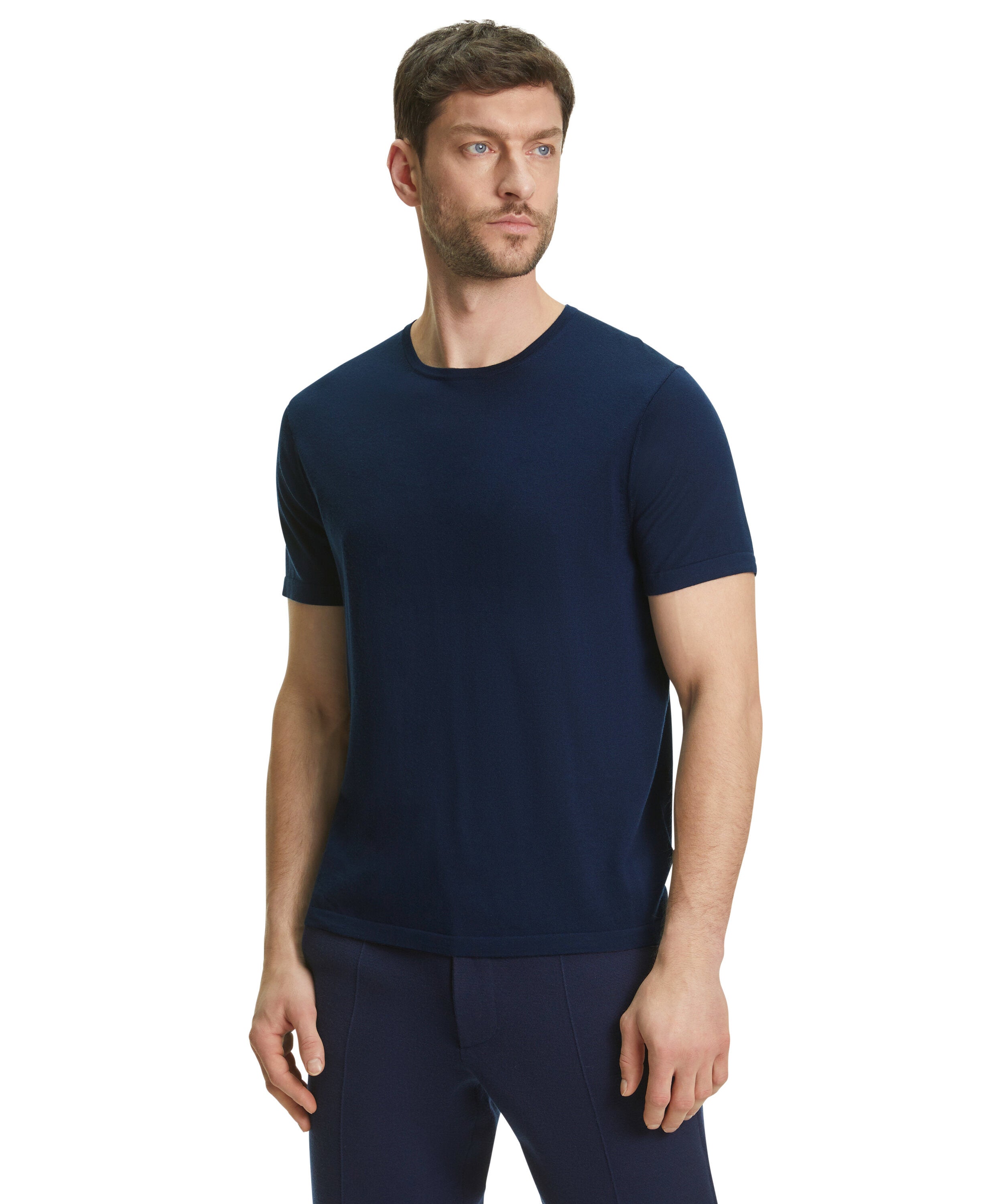 Falke Men T-Shirt Round-neck - Men - space blue