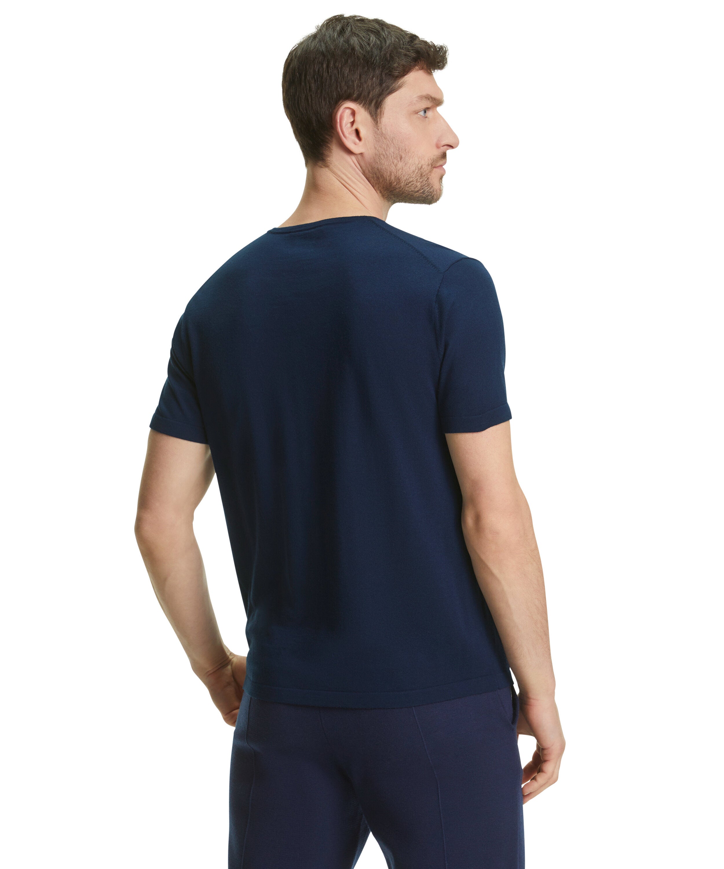 Falke Men T-Shirt Round-neck - Men - space blue