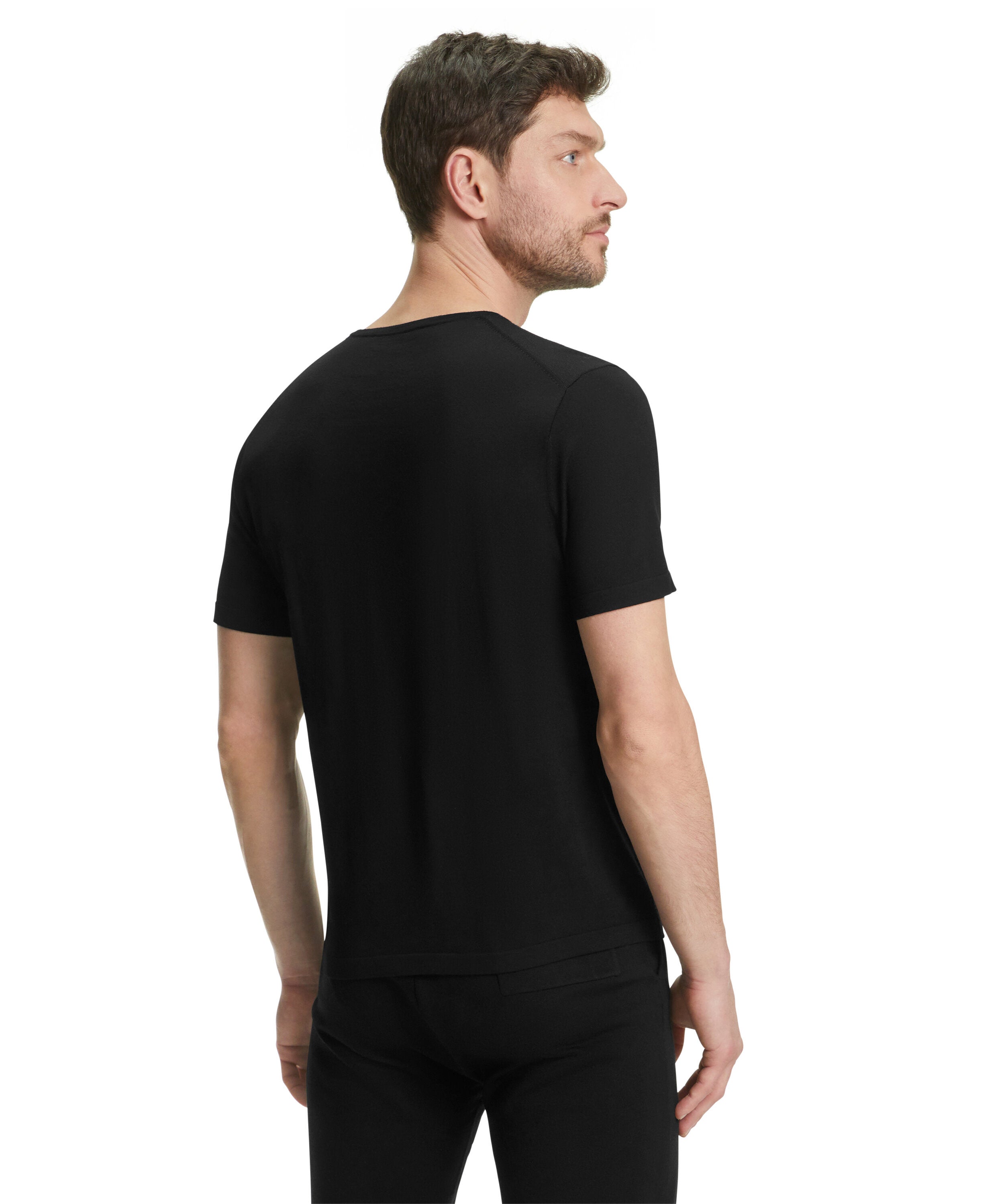 Falke Men T-Shirt Round-neck - Men - black