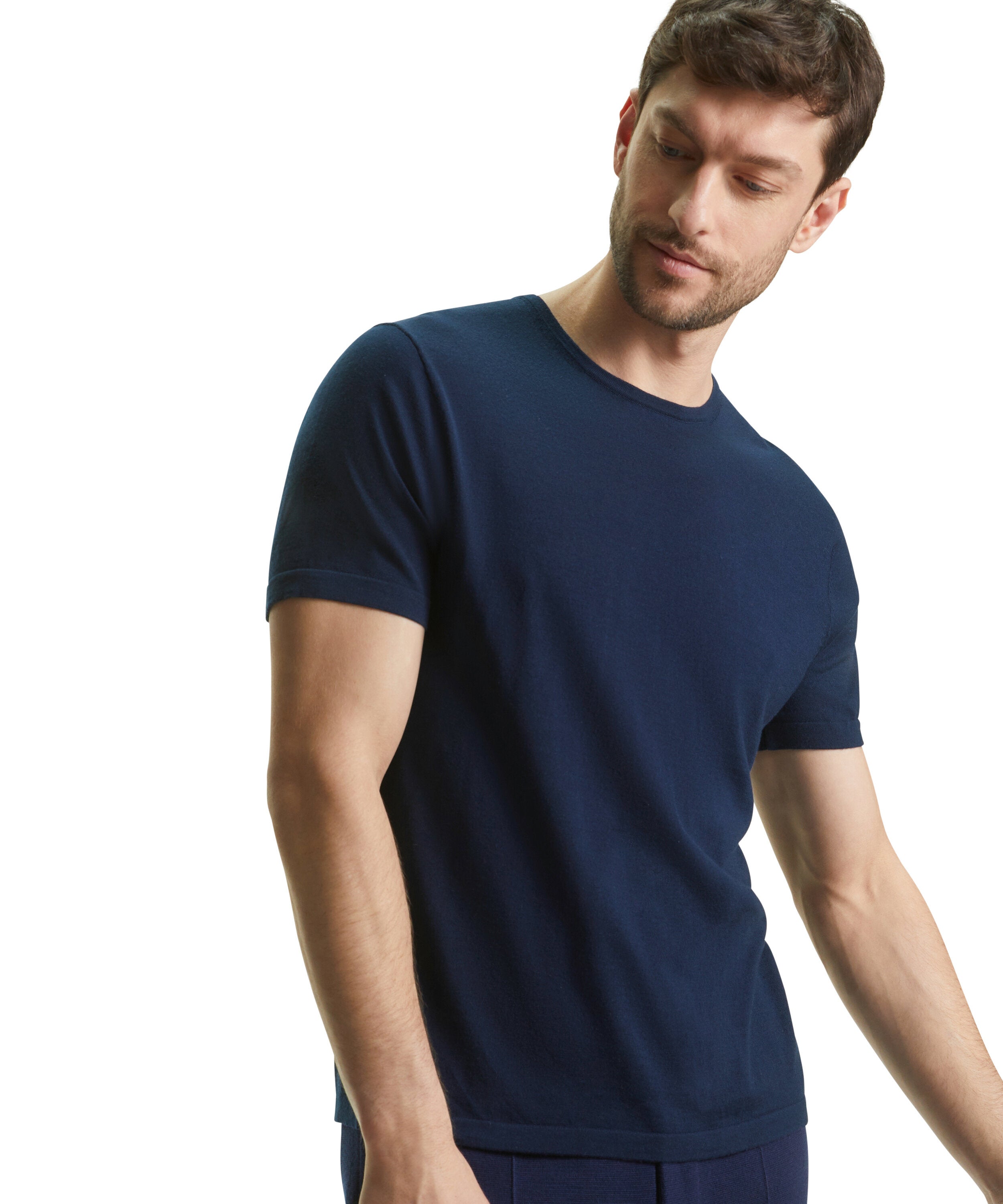 Falke Men T-Shirt Round-neck - Men - space blue