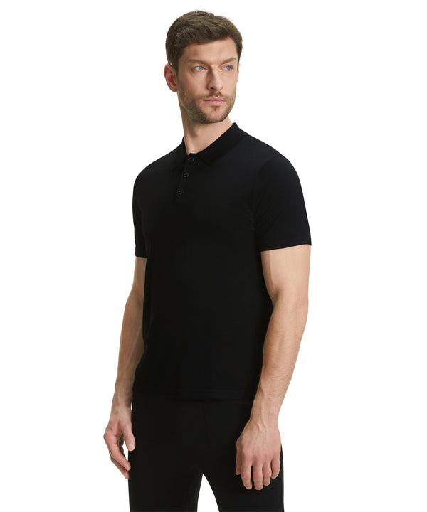Falke Premium Knit Polo Men Polo shirt - Men - black
