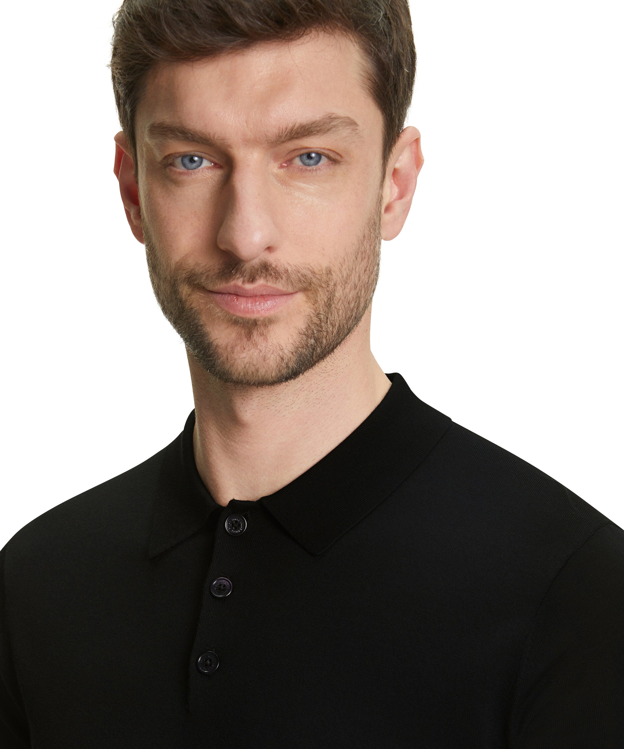 Falke Premium Knit Polo Men Polo shirt - Men - black