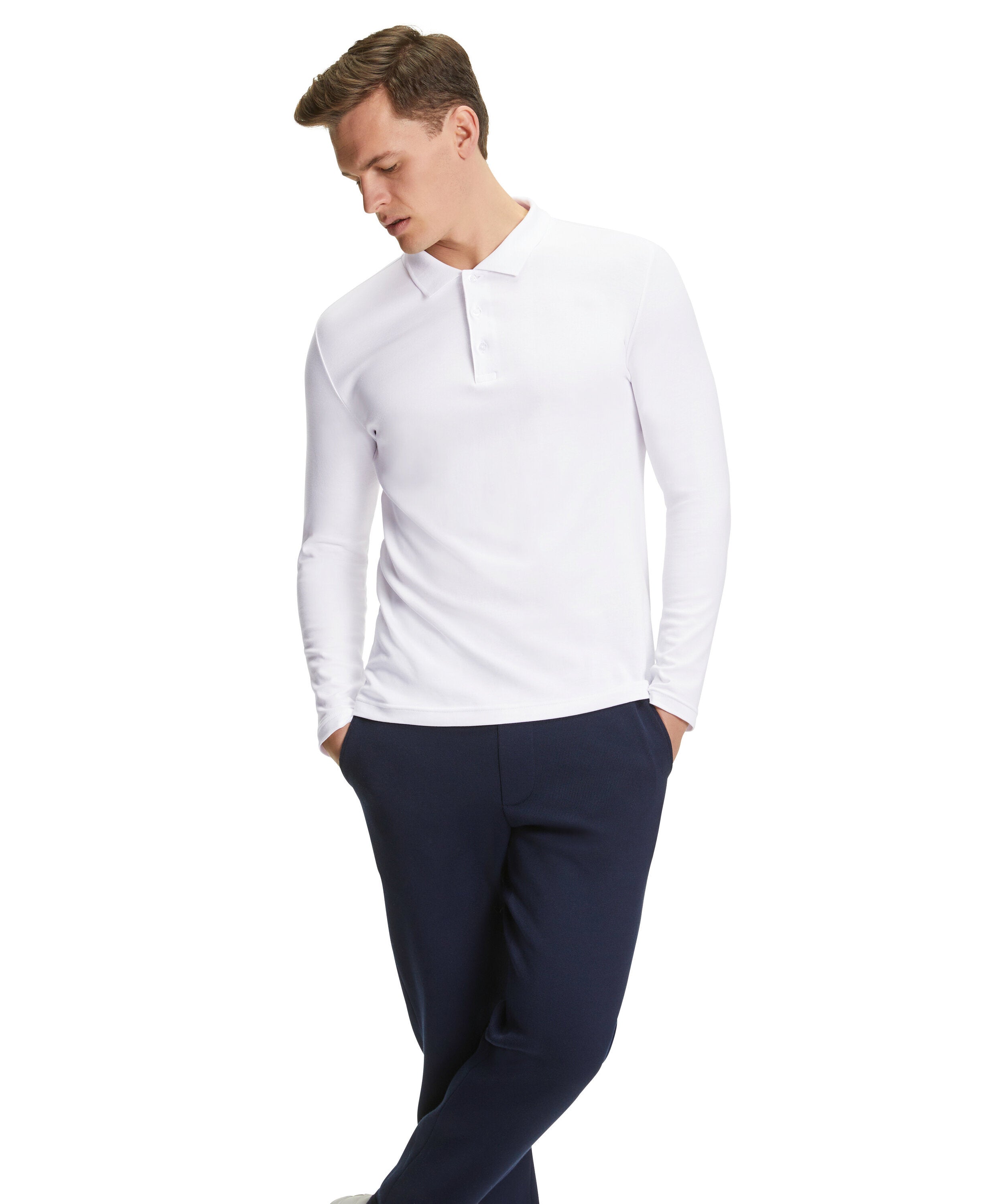 Falke Men Polo shirt Polo - Men - white
