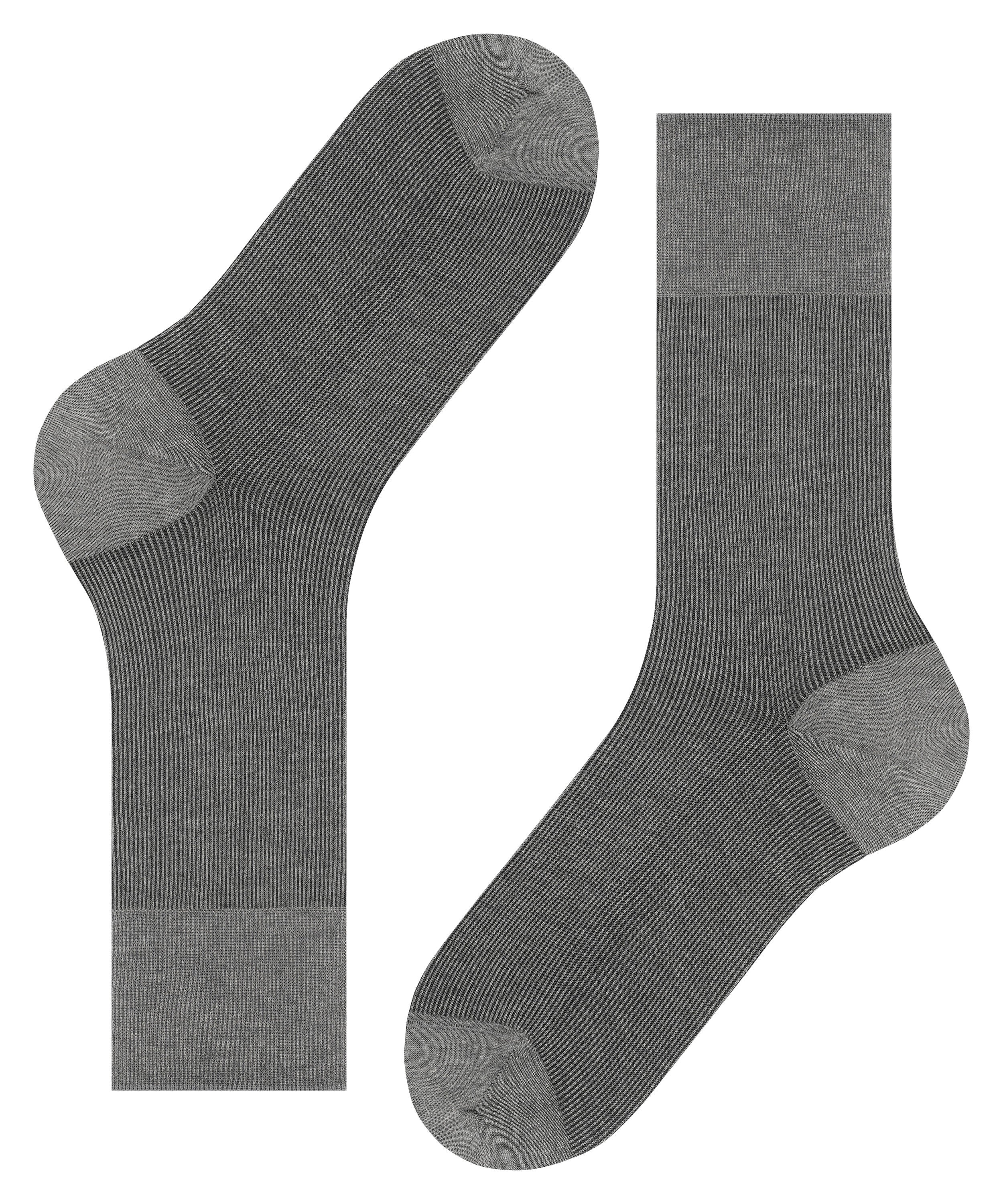 Falke Fine Shadow Men Socks - Men - steel mel.