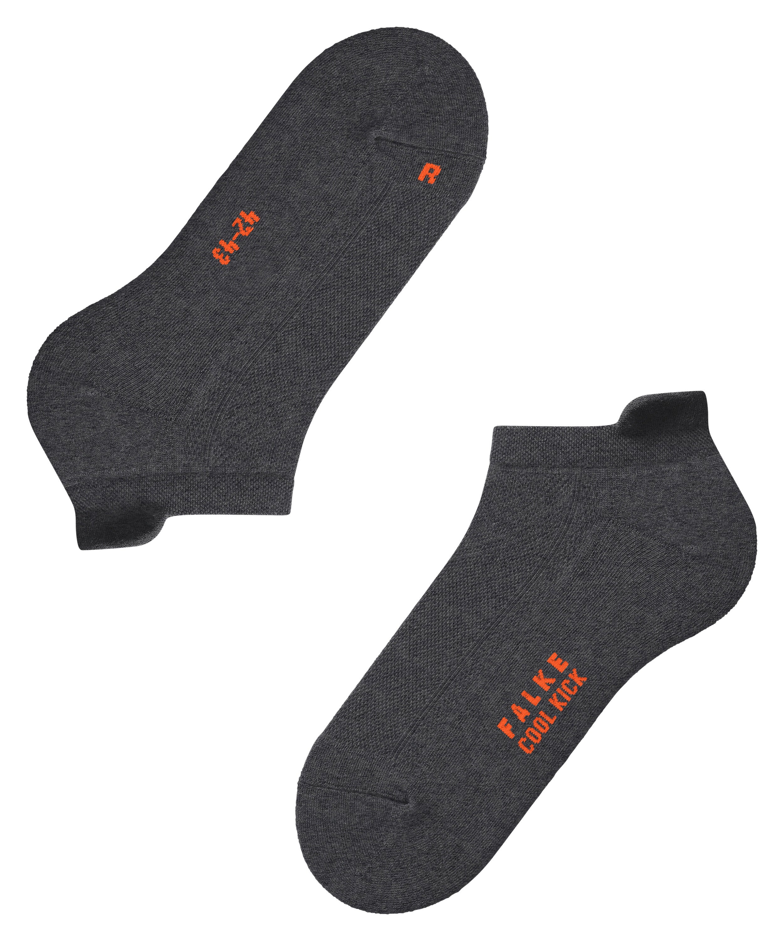 Falke Cool Kick Unisex Sneaker socks - Unisex - dark grey