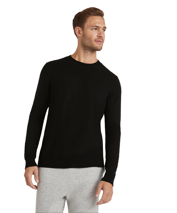 Falke Men Pullover Round-neck - Men - black