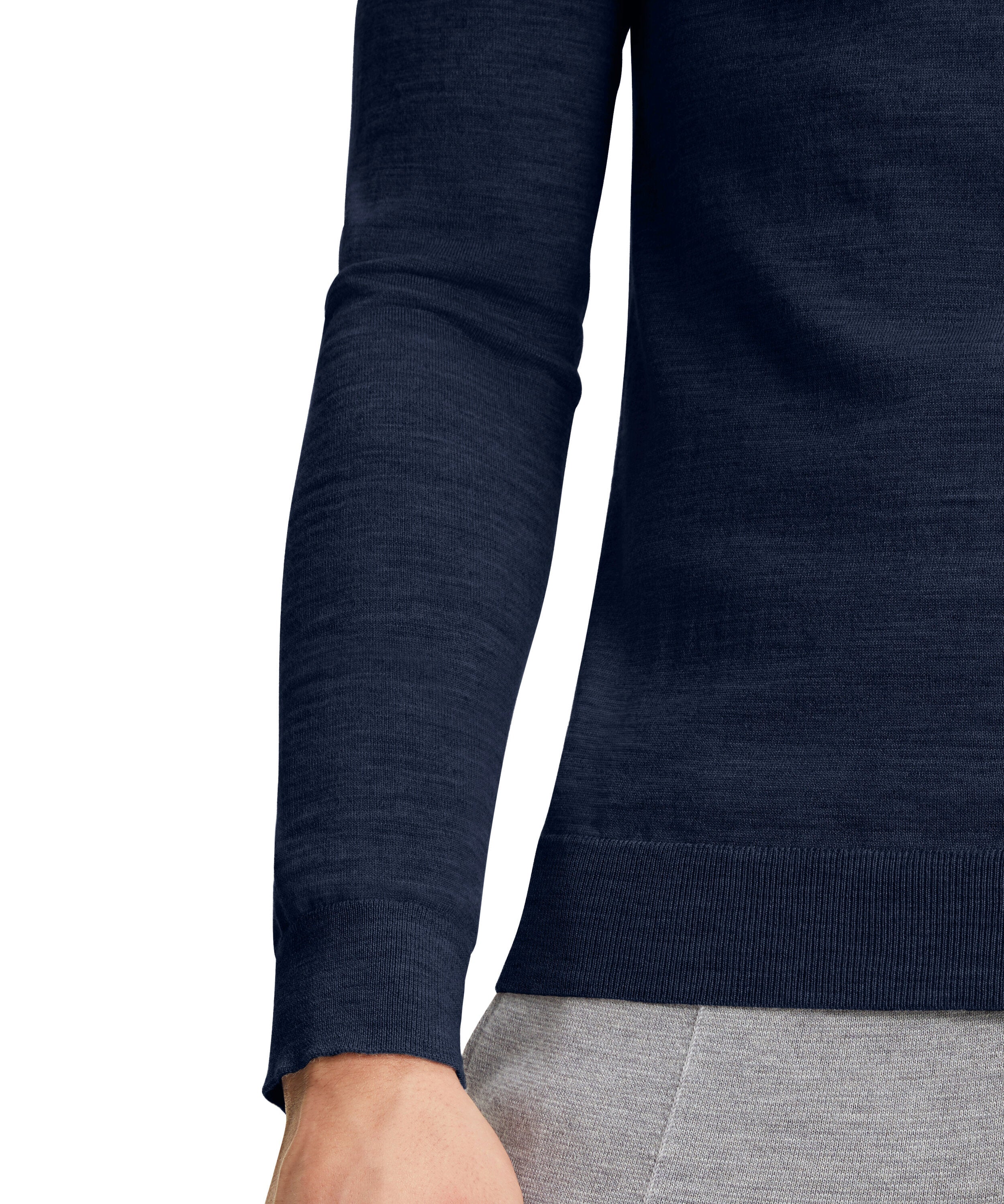 Falke Men Pullover Round-neck - Men - space blue