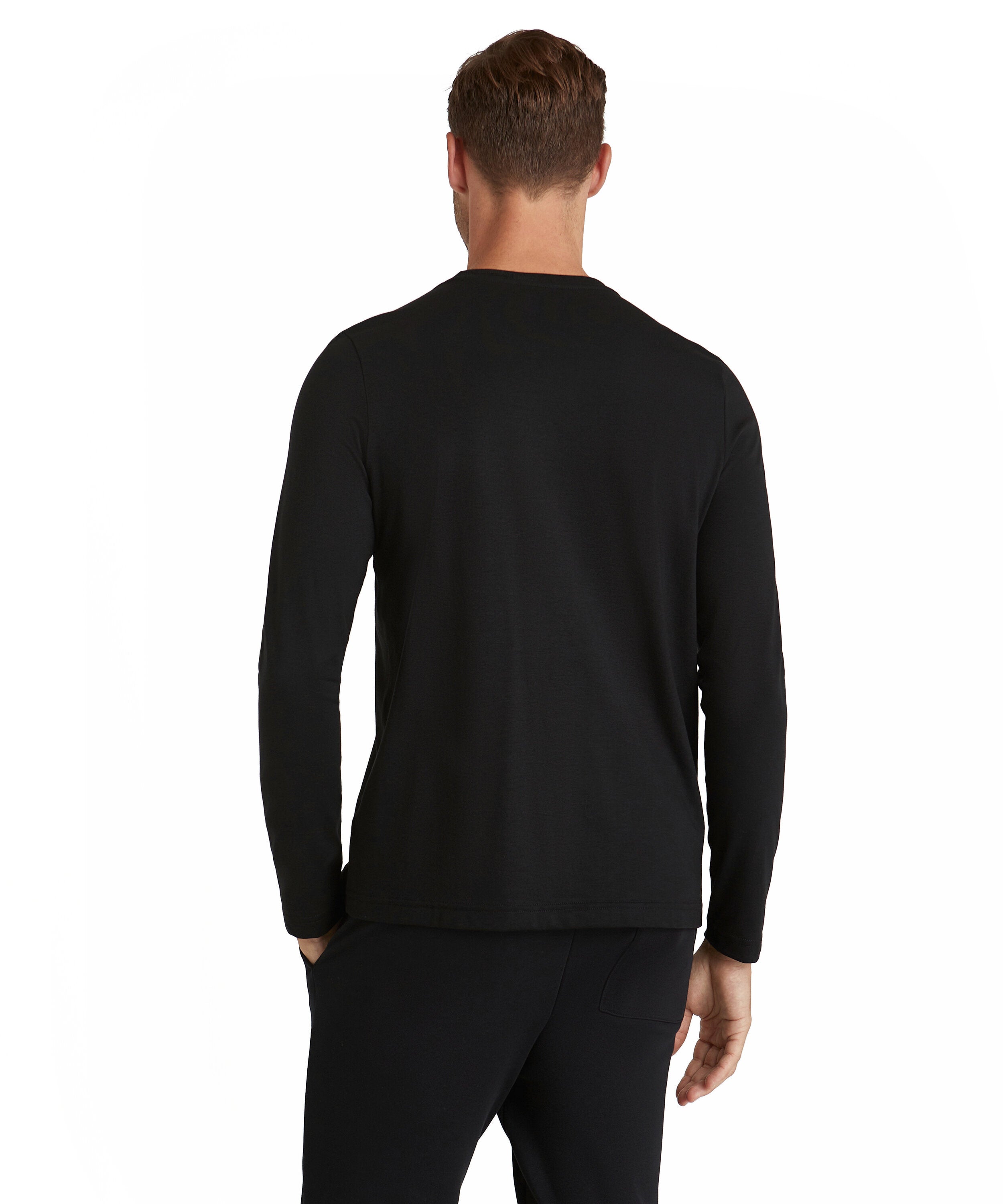Falke Men Long-sleeve shirt Round-neck - Men - black