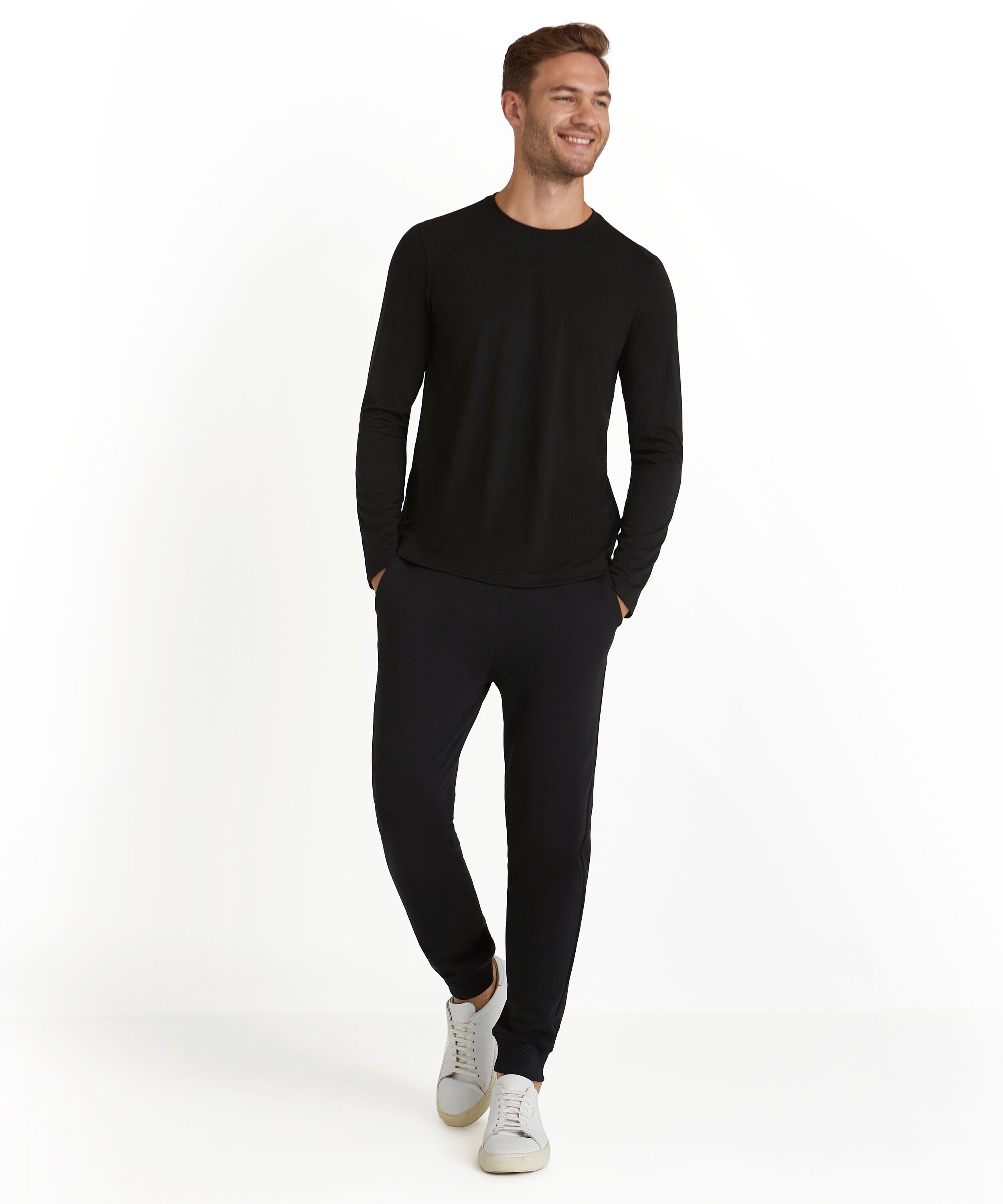 Falke Men Long-sleeve shirt Round-neck - Men - black