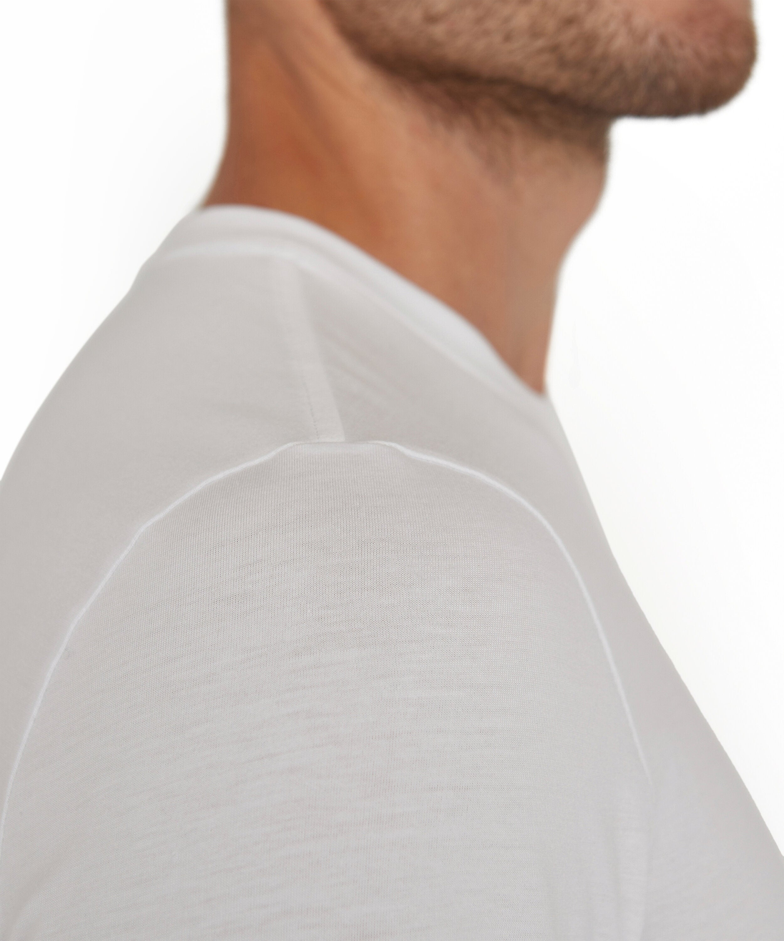 Falke Men Long-sleeve shirt Round-neck - Men - white