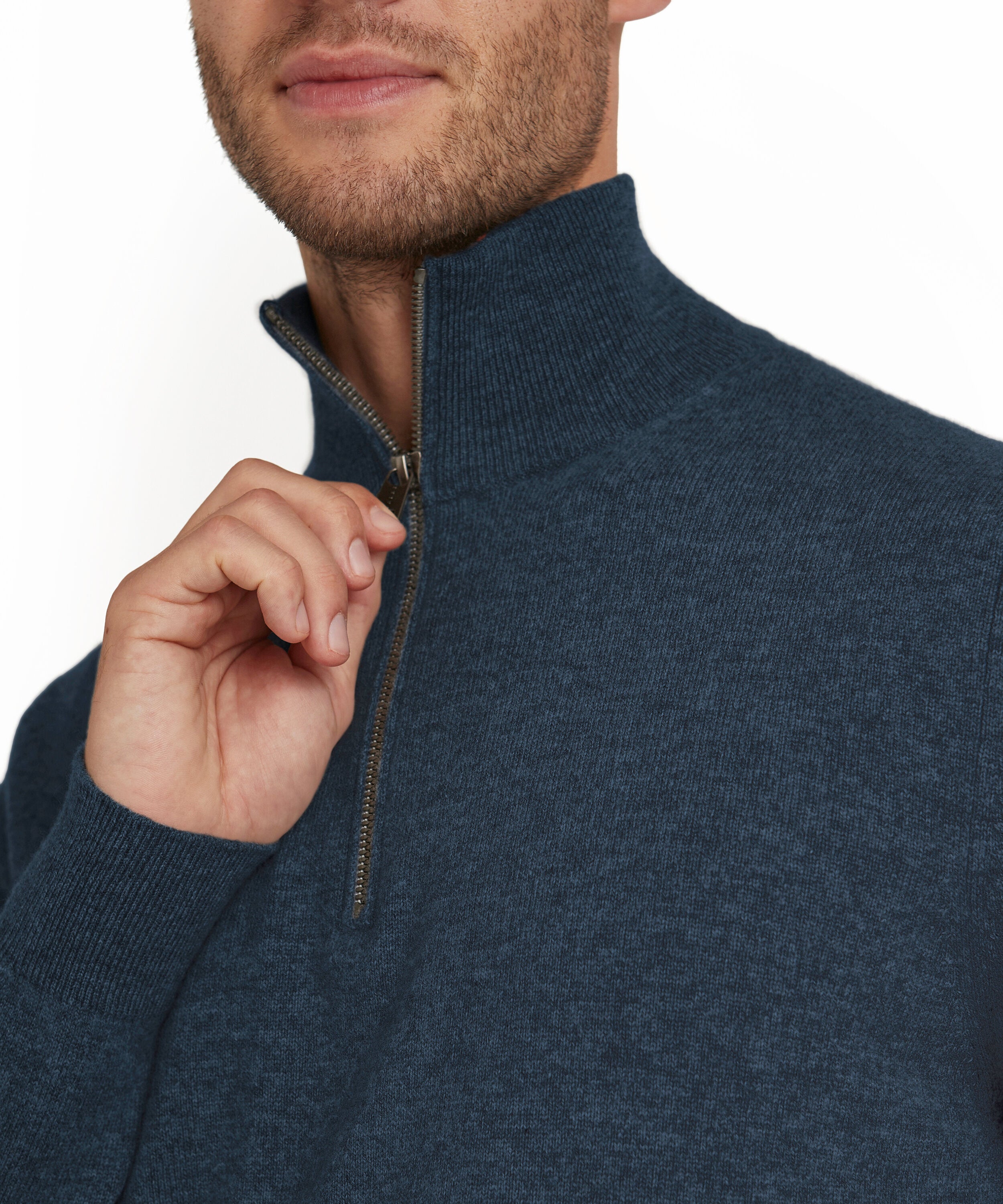 Falke Men Pullover Round-neck - Men - space blue