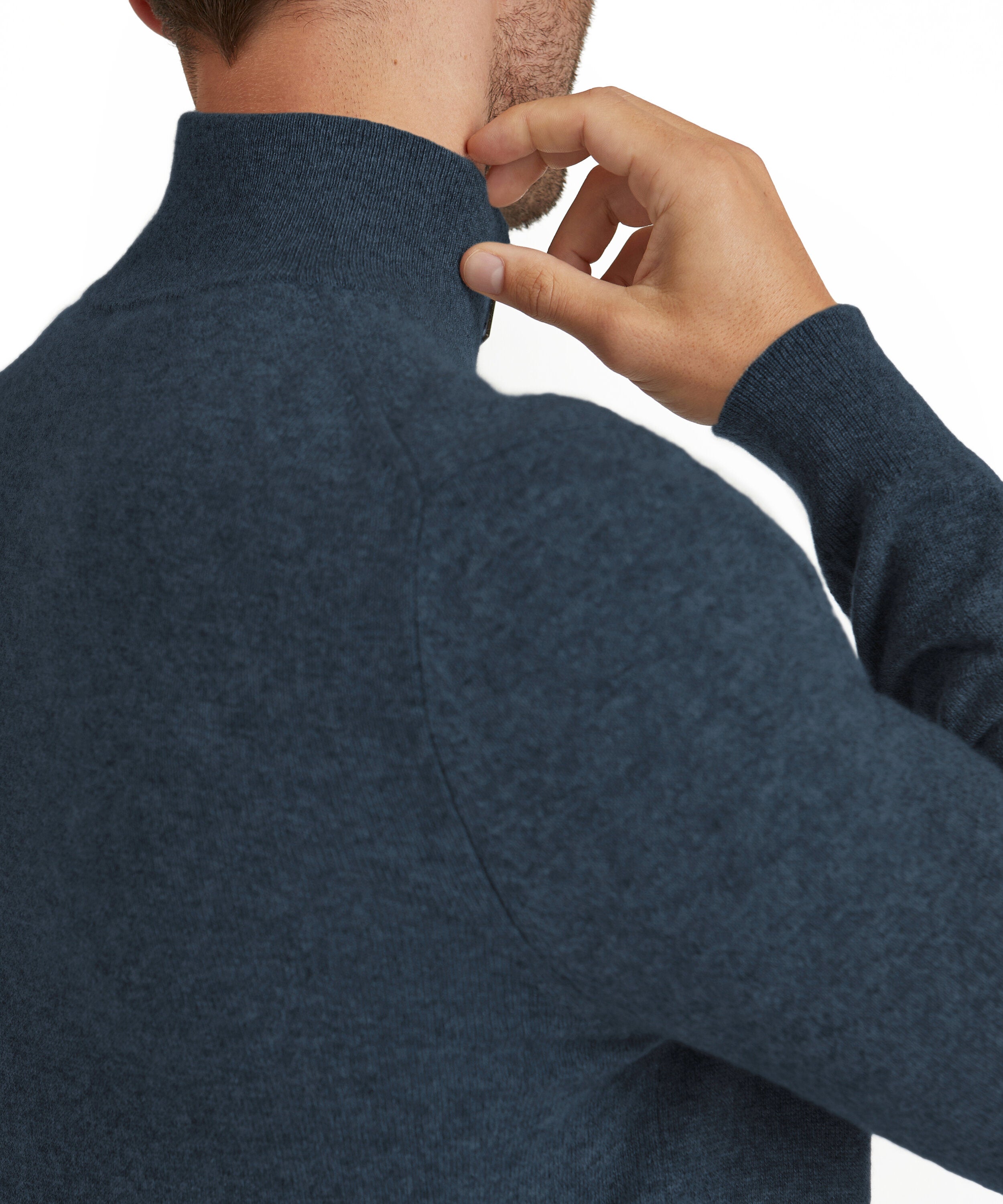 Falke Men Pullover Round-neck - Men - space blue