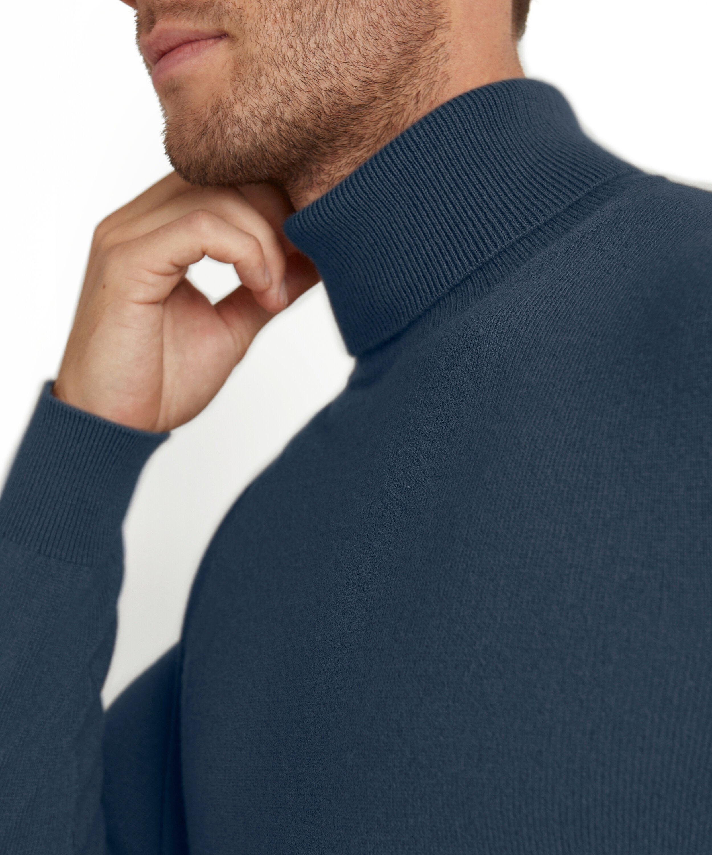 Falke Men Pullover Round-neck - Men - space blue