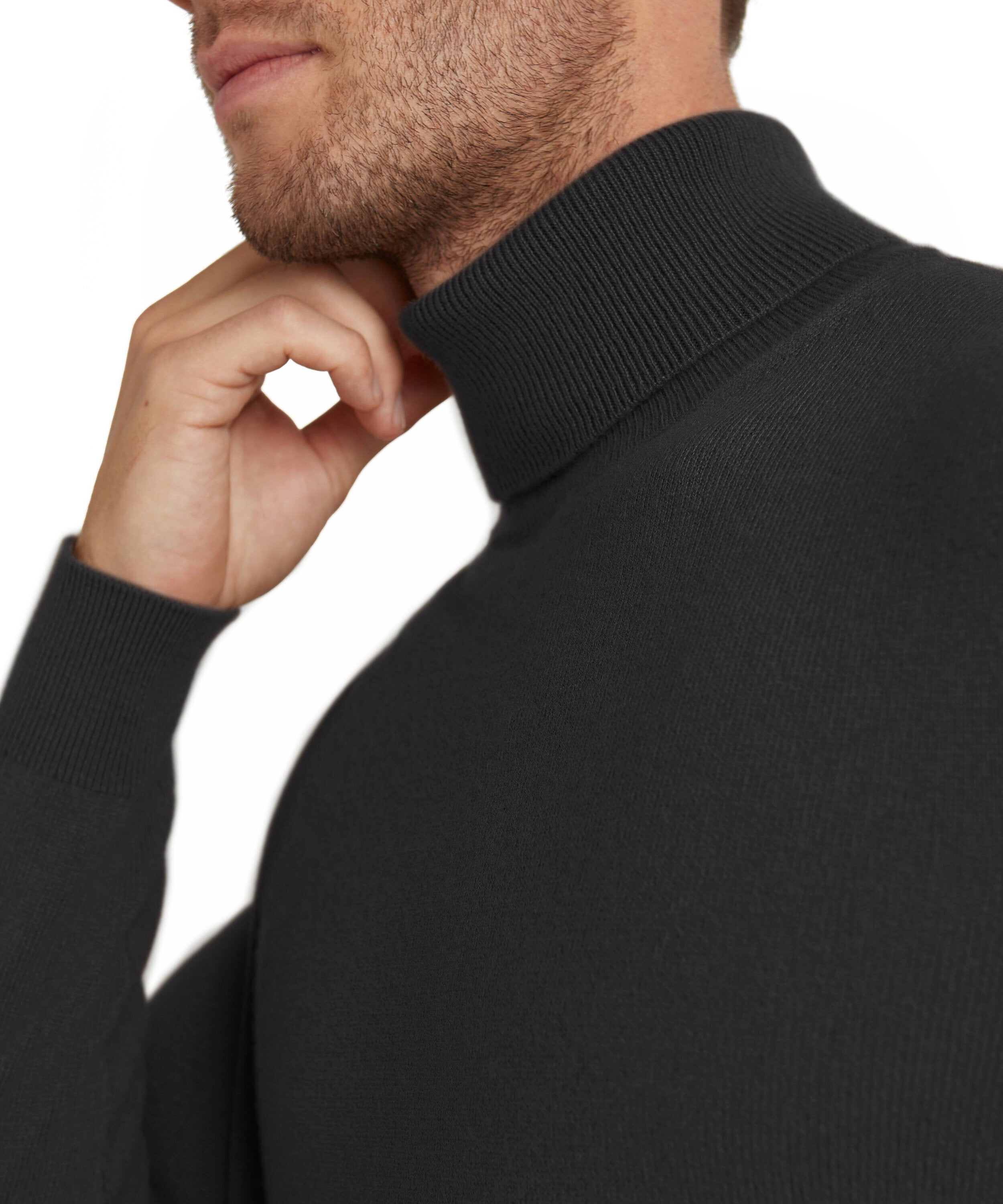 Falke Men Pullover Round-neck - Men - black