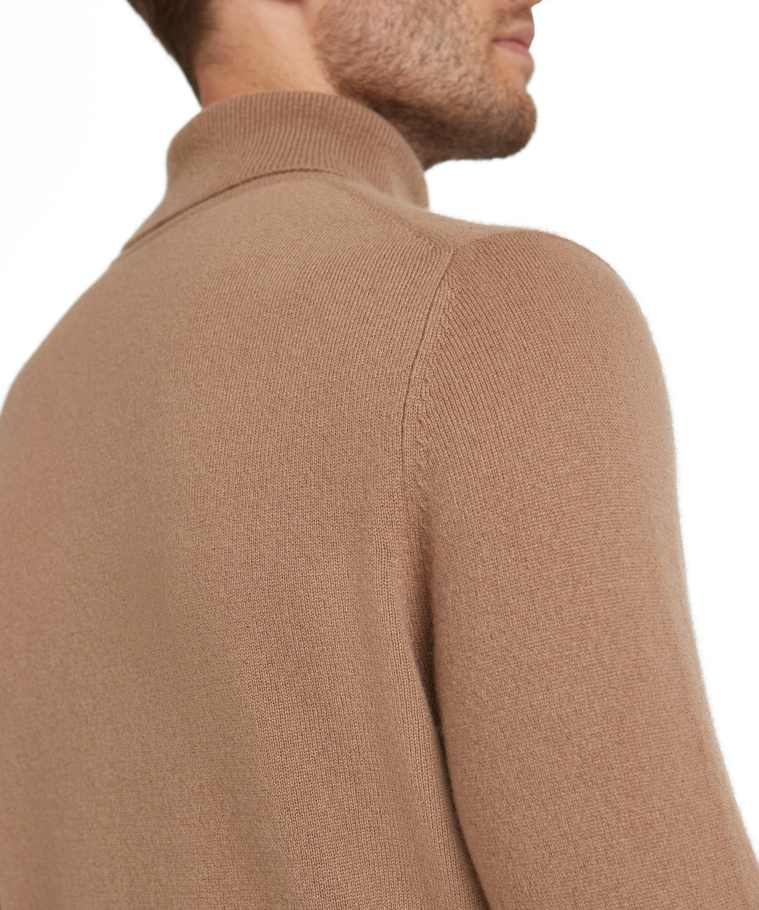 Falke Men Pullover Round-neck - Men - camel