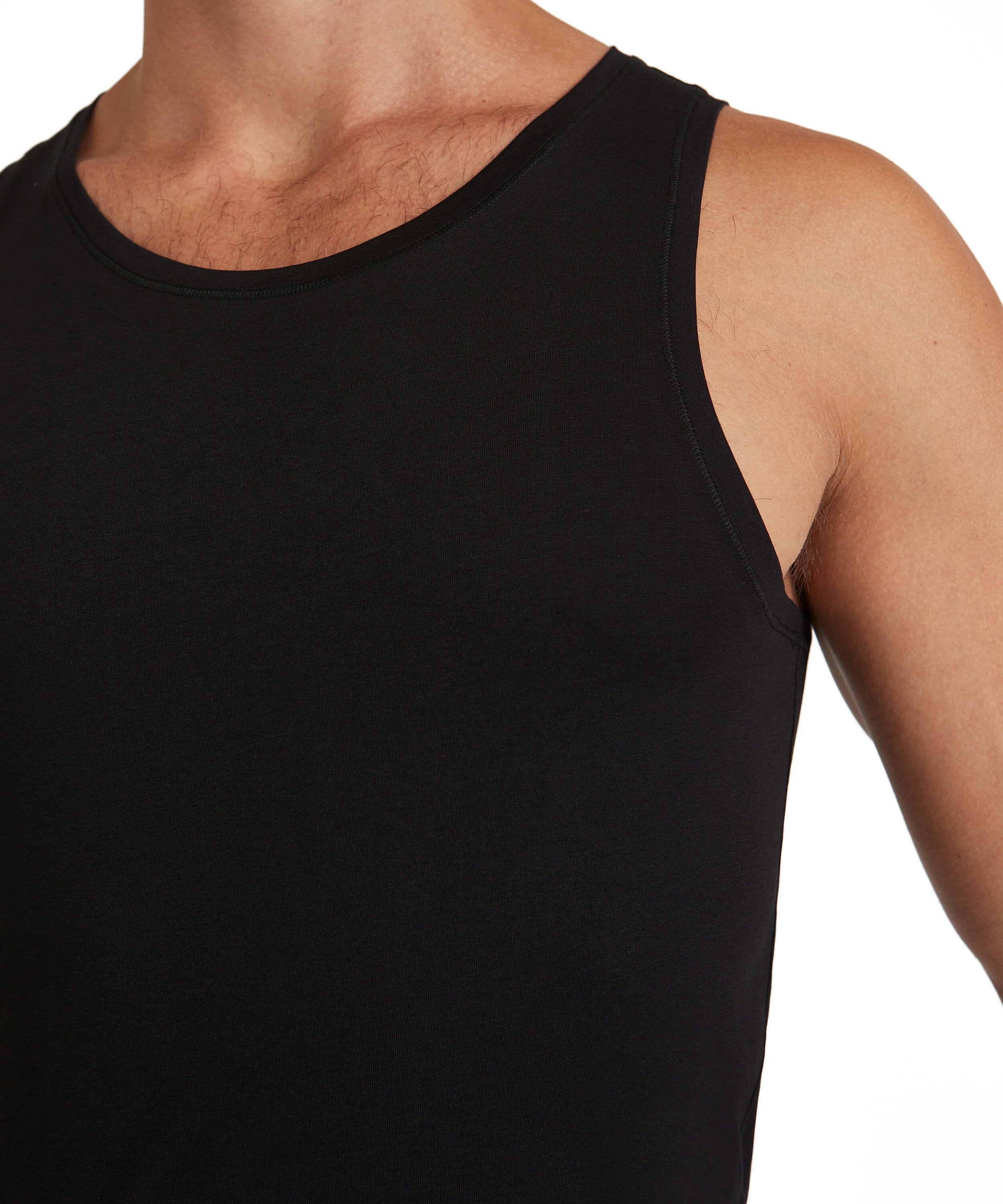 Falke Men Top Round-neck Daily Natural - Men - black