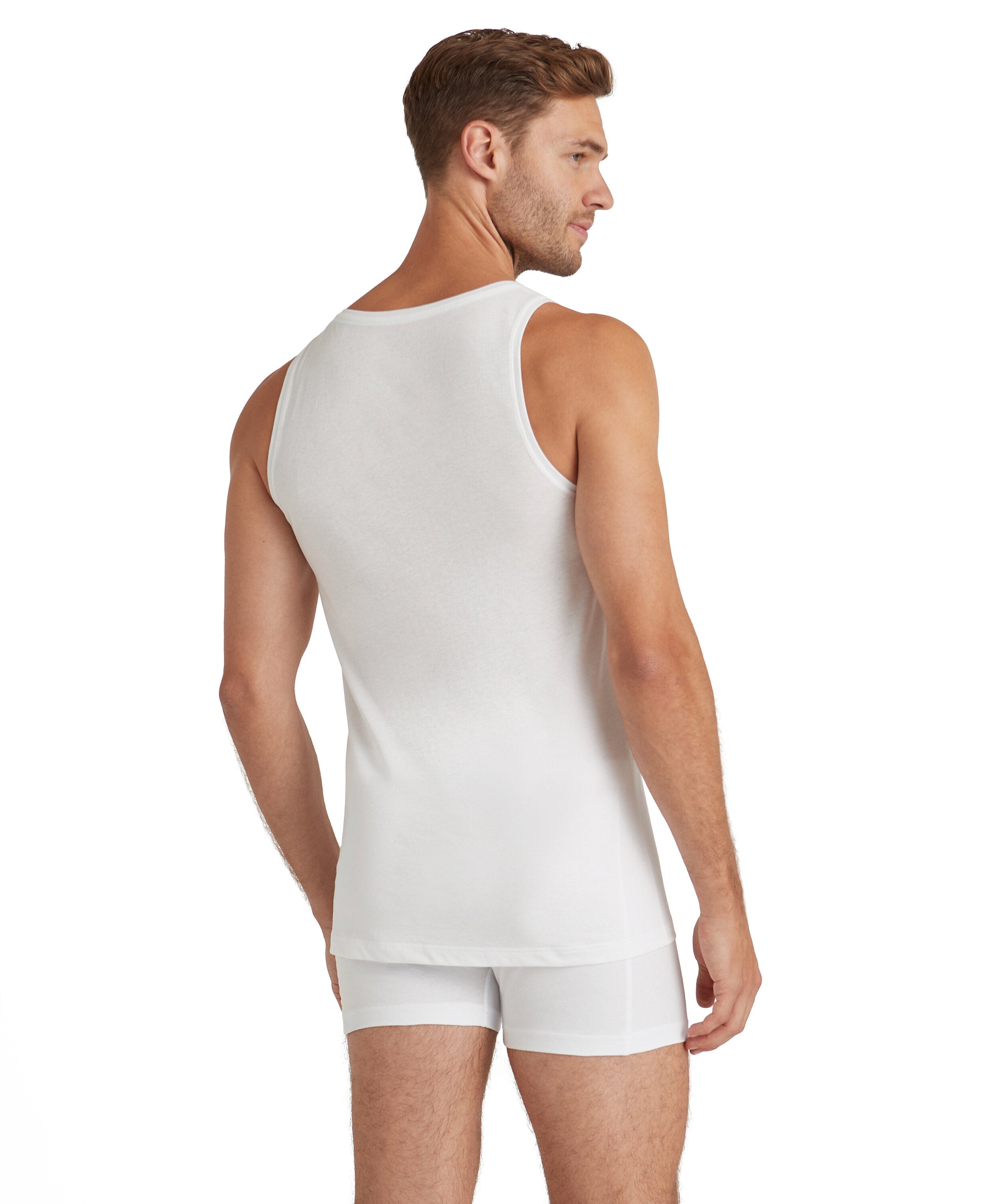 Falke Men Top Round-neck Daily Natural - Men - white