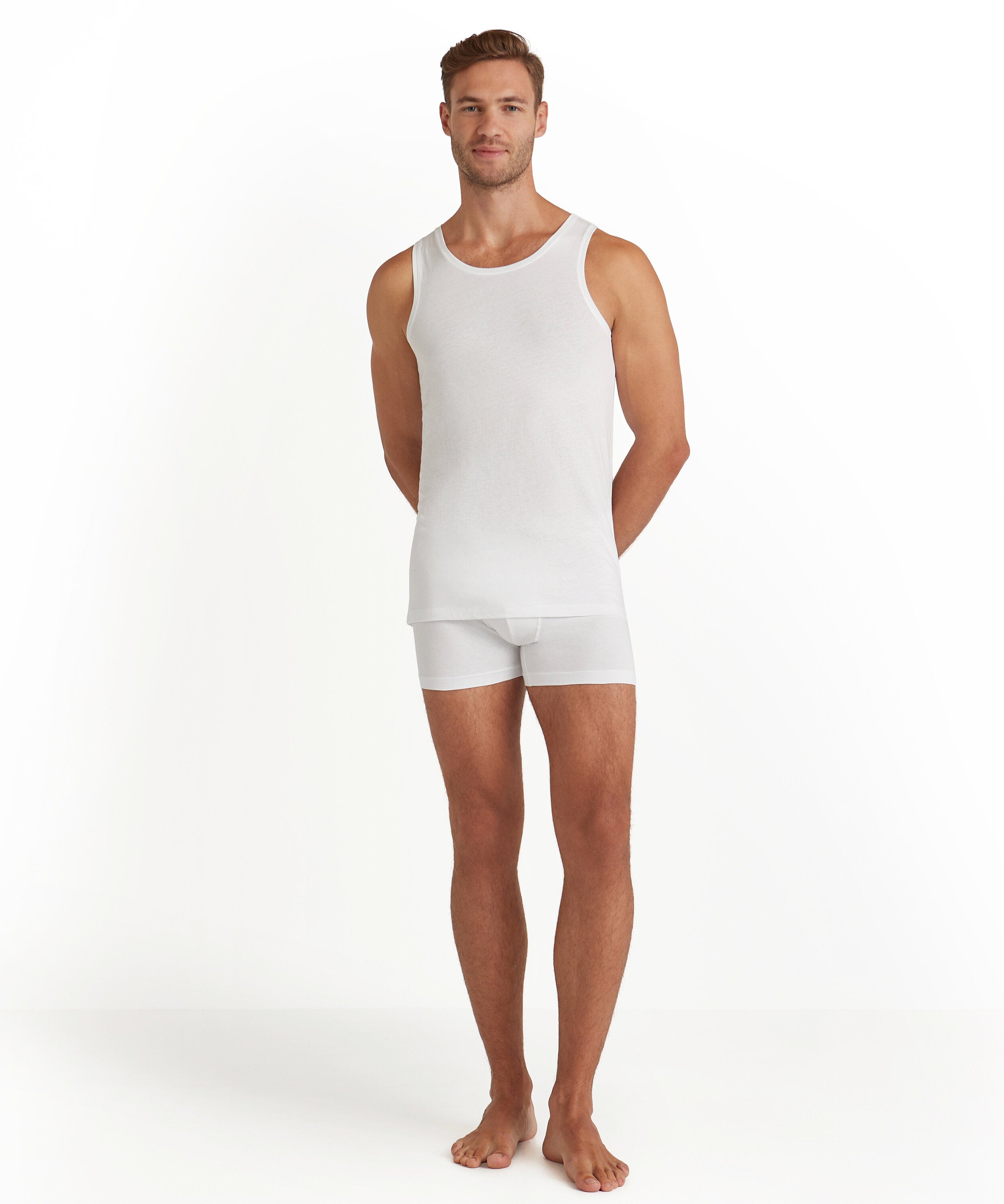 Falke Men Top Round-neck Daily Natural - Men - white