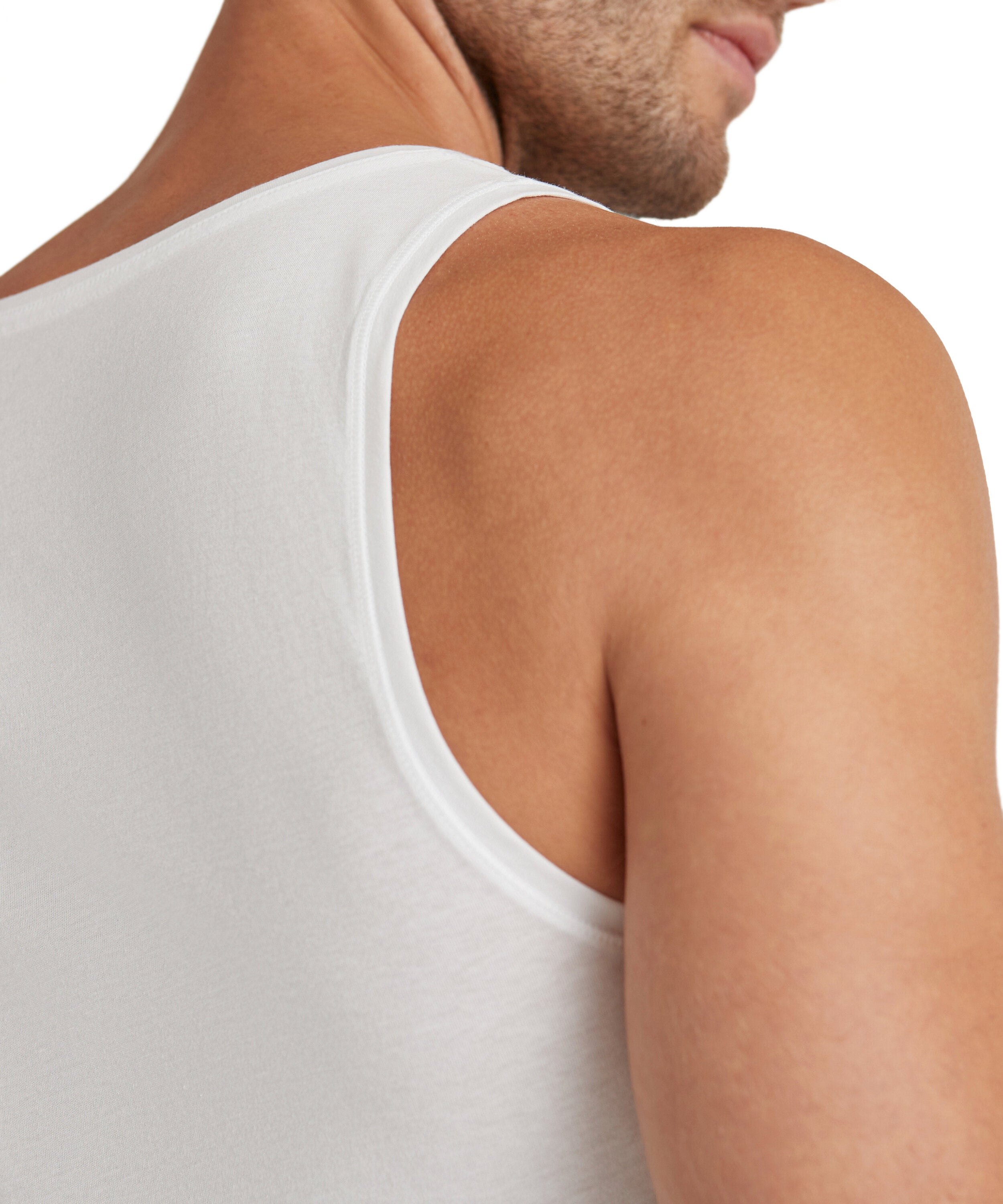 Falke Men Top Round-neck Daily Natural - Men - white
