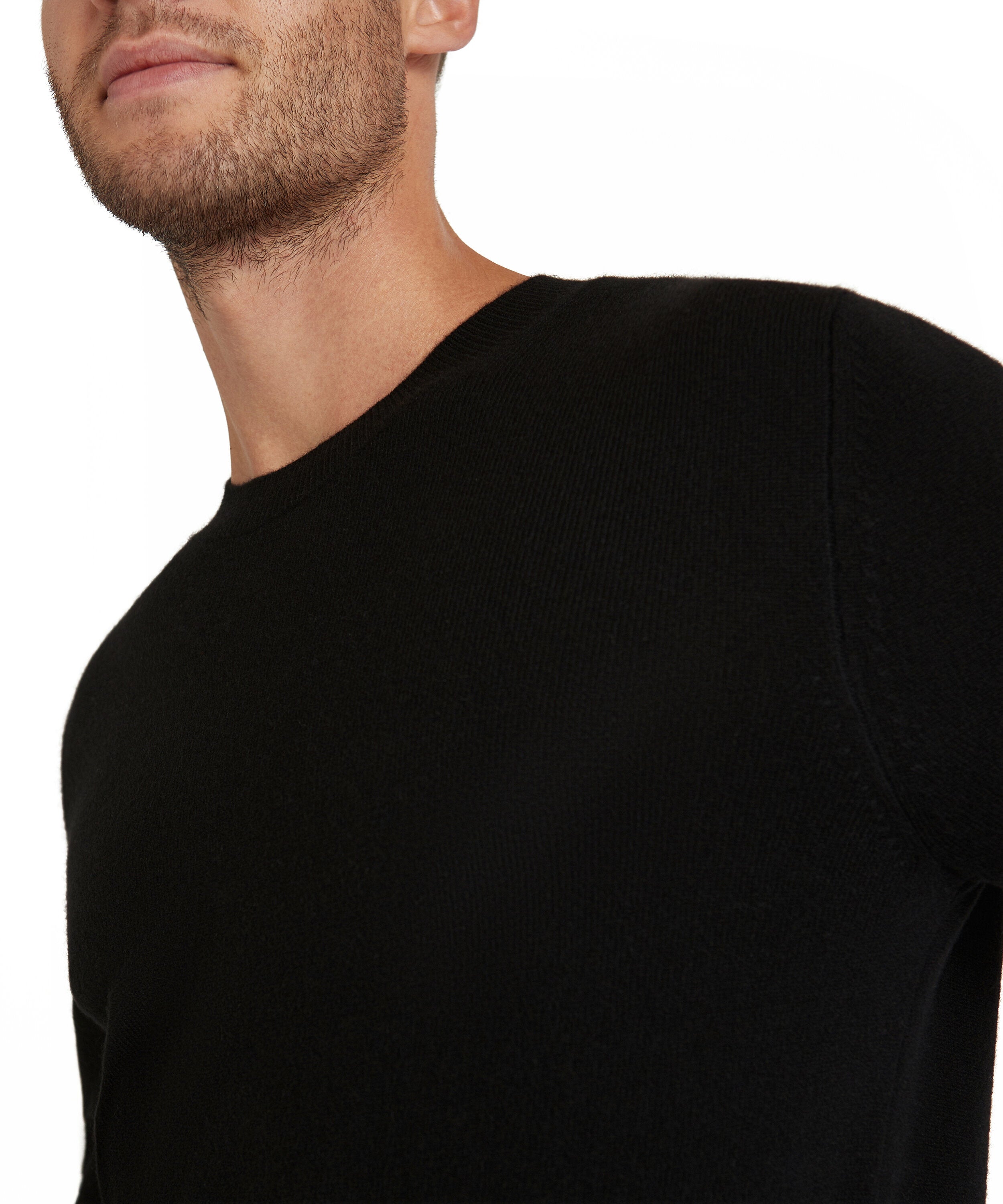Falke Men Pullover Round-neck - Men - black