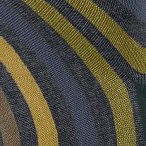 Falke Tinted Stripe Men Socks - Men - steel mel.