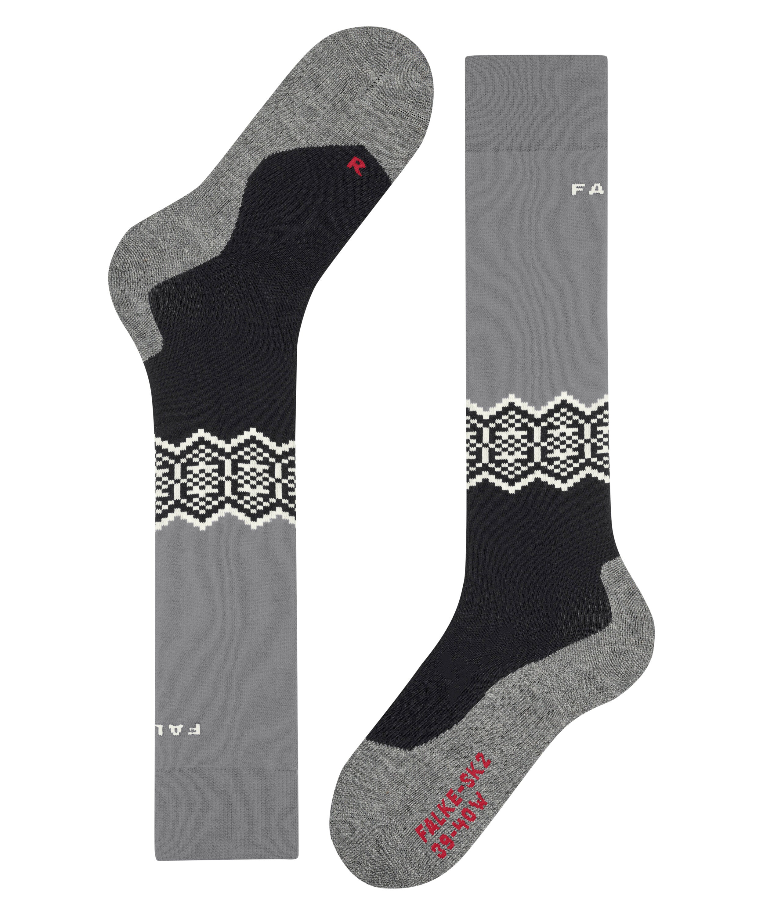 Falke SK2 Intermediate Men Skiing Knee-high socks - Men - black-mix