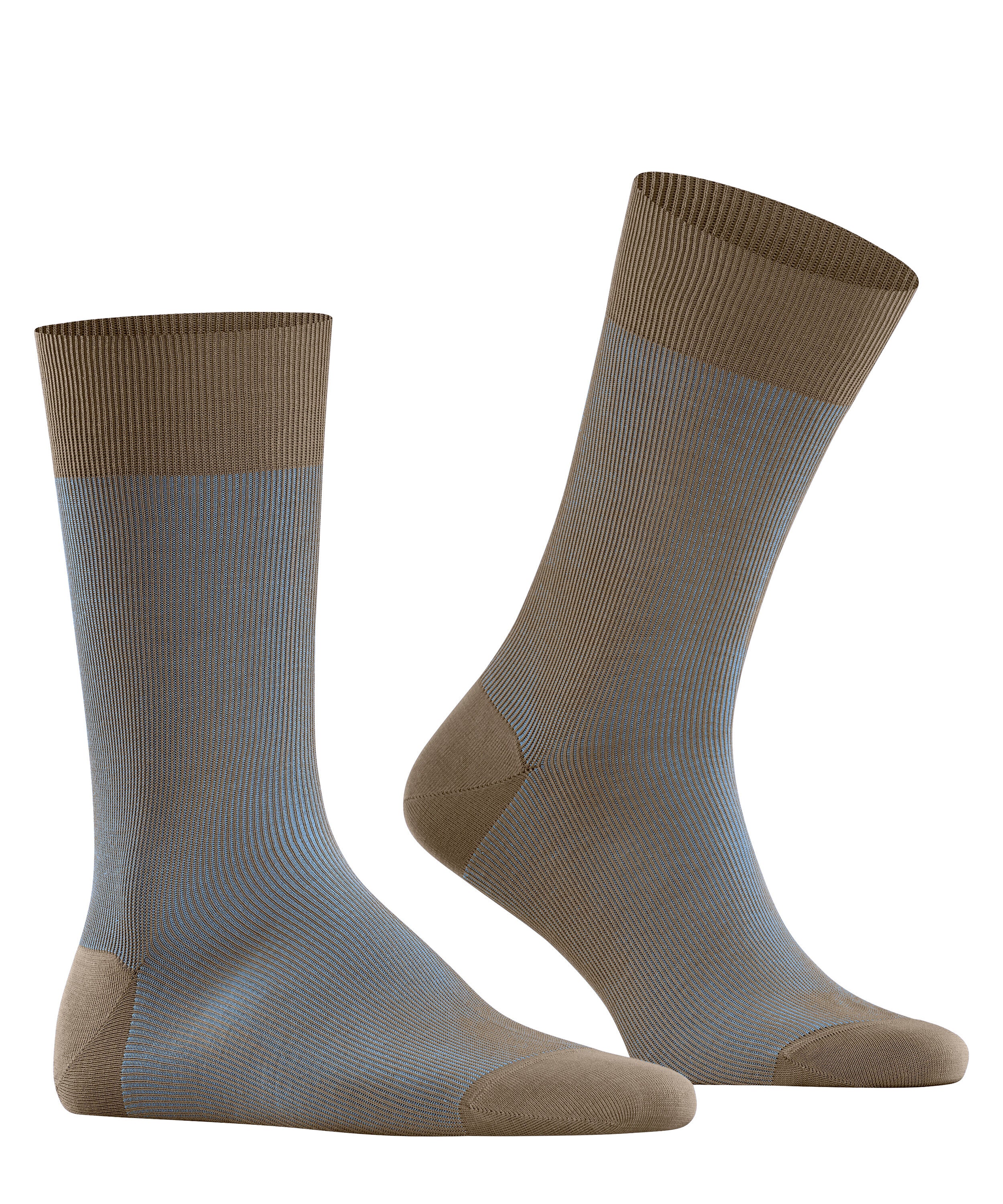 Falke Fine Shadow Men Socks - Men - shitake