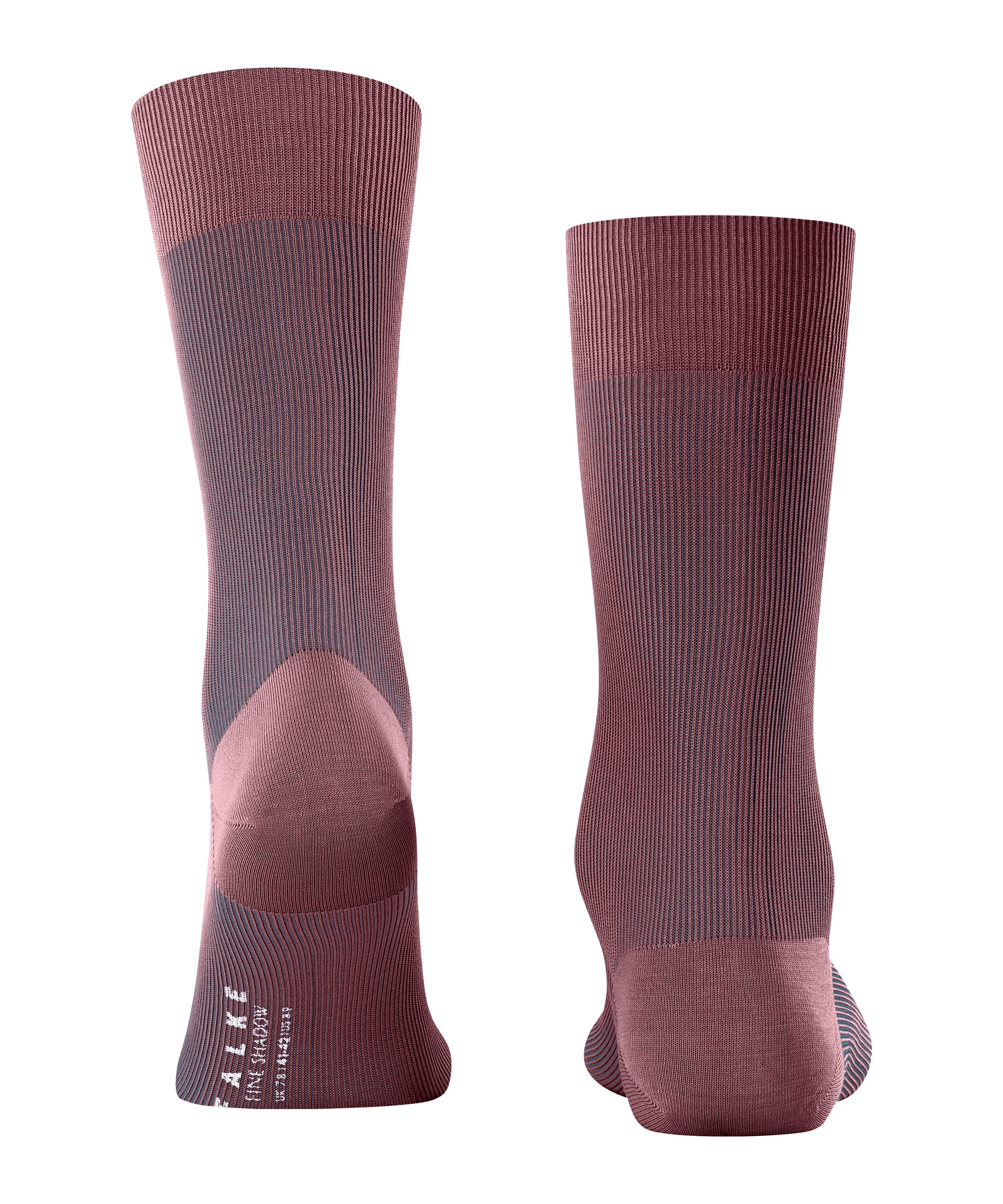 Falke Fine Shadow Men Socks - Men - roan rouge