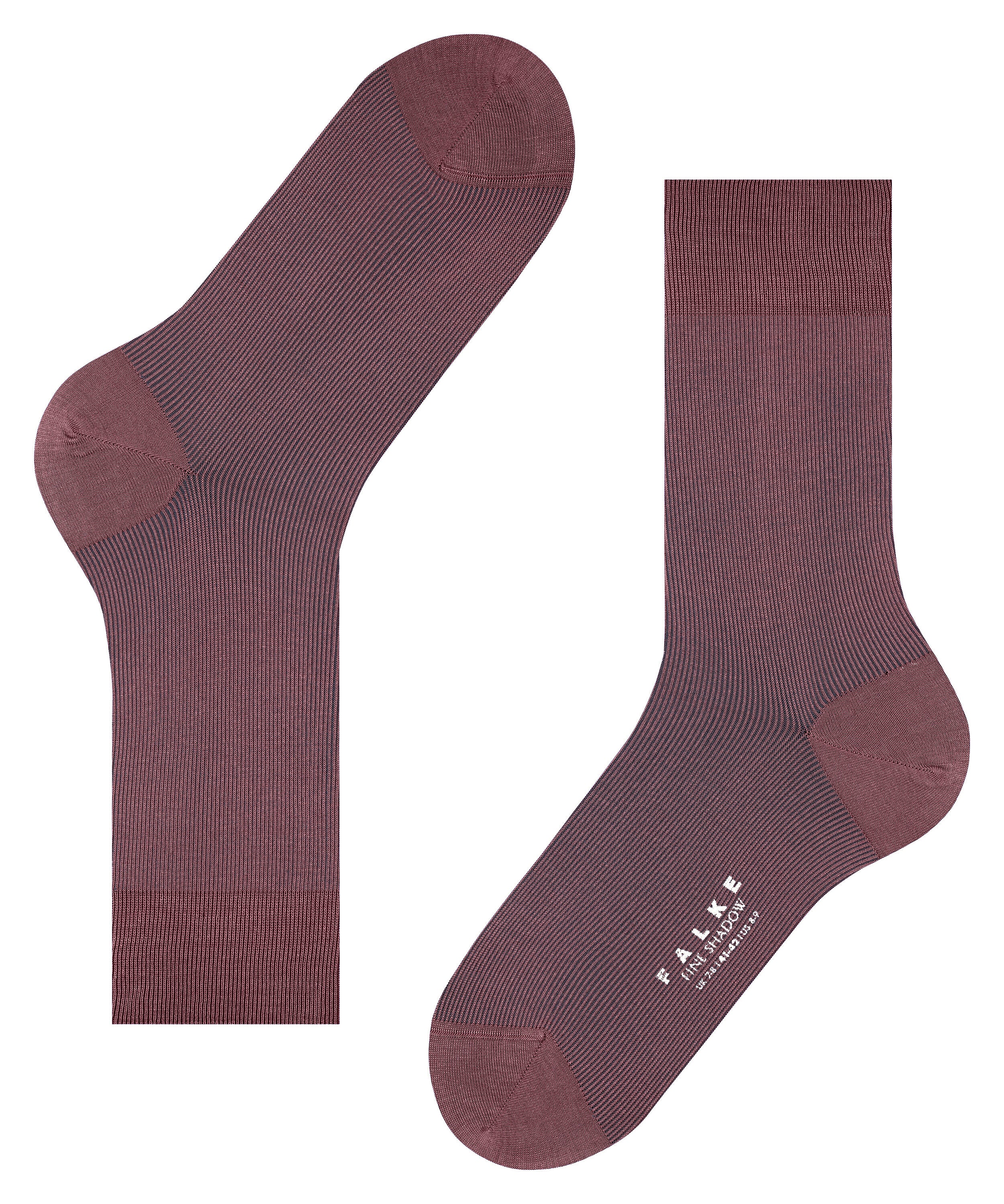 Falke Fine Shadow Men Socks - Men - roan rouge
