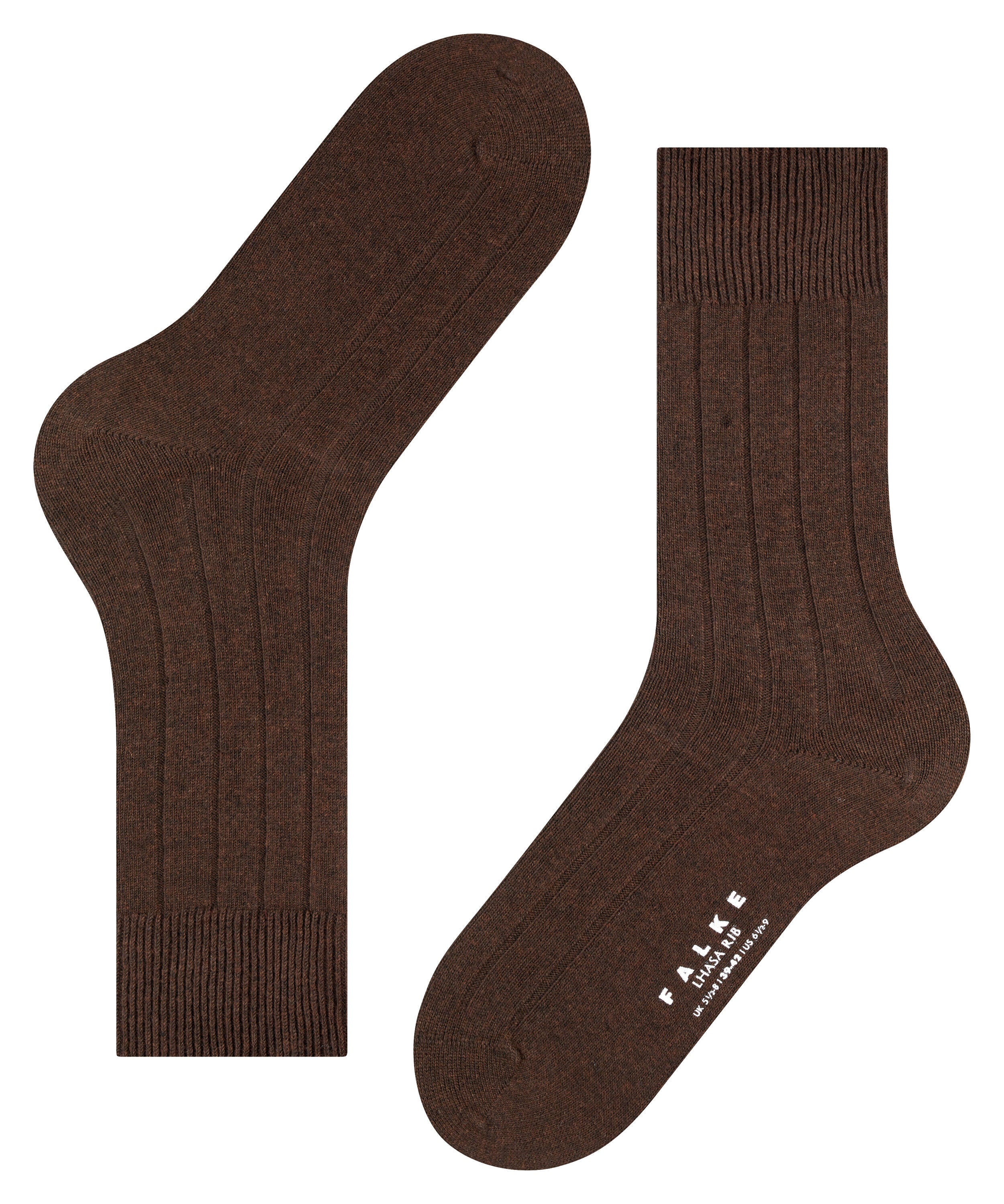 Falke Lhasa Rib Men Socks - Men - brown