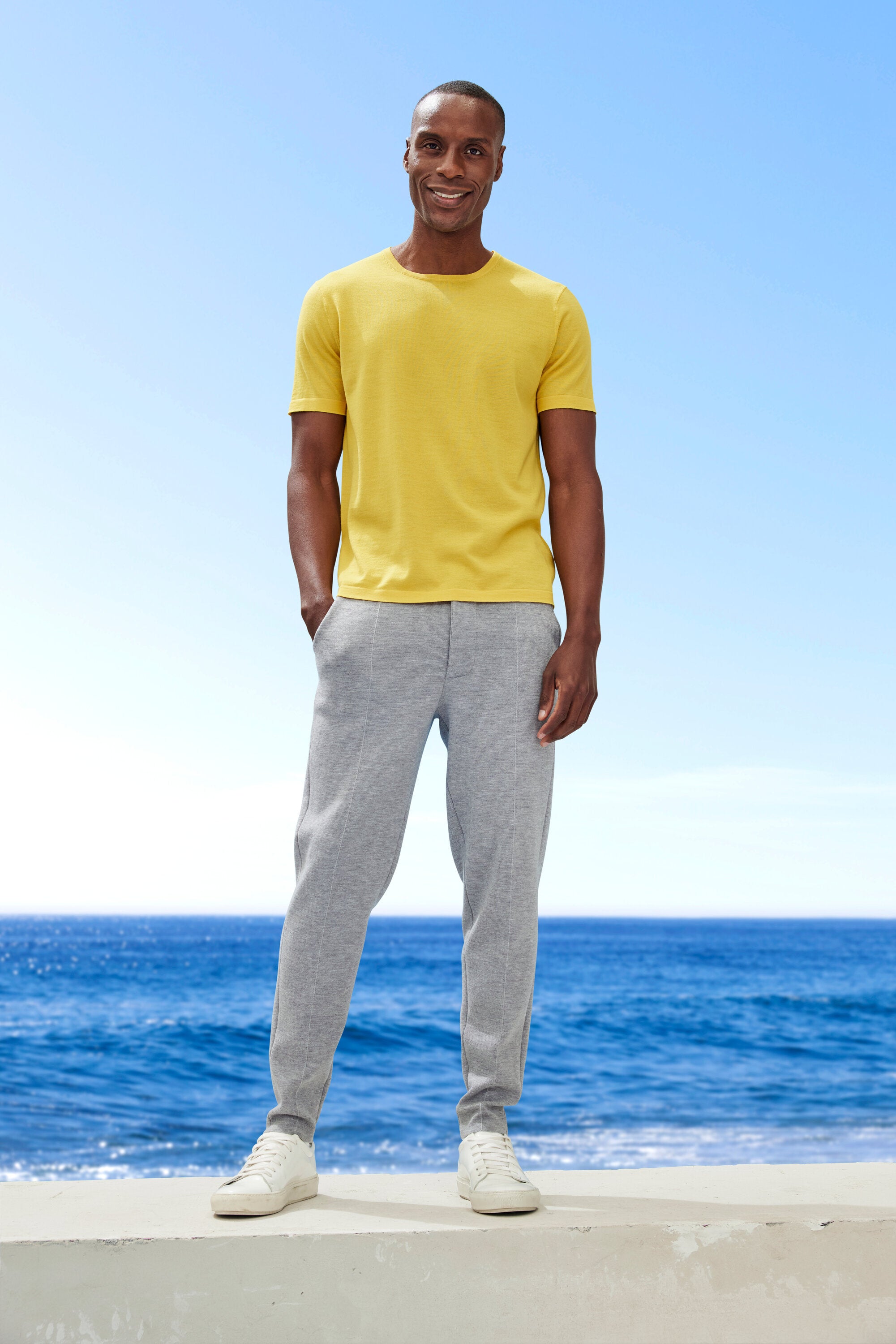 Falke Men T-Shirt Round-neck - Men - athletic blue