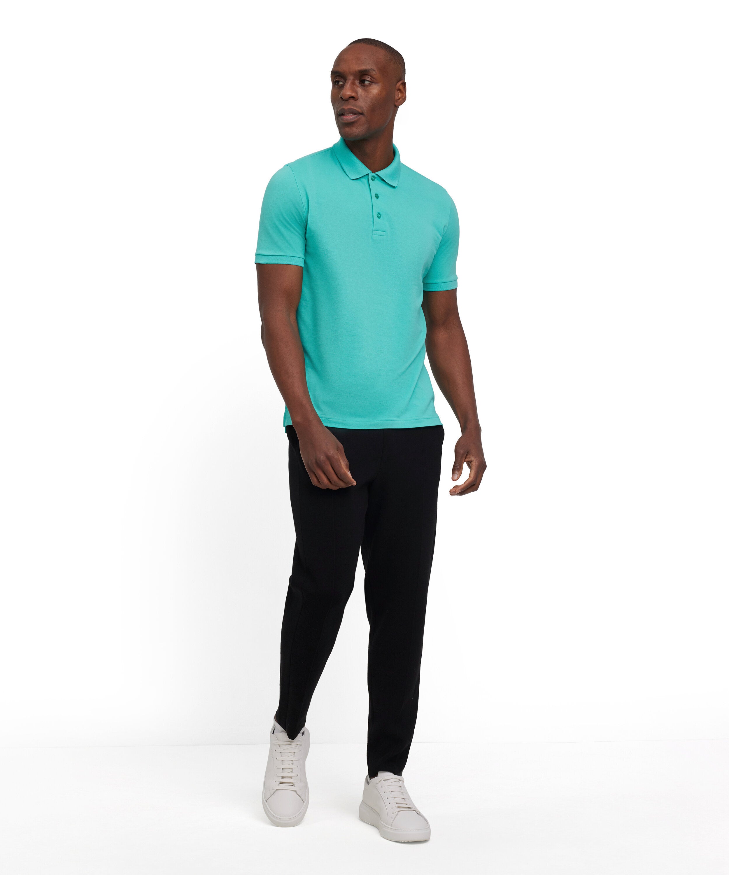 Falke Essential Polo Men Polo shirt - Men - aqua