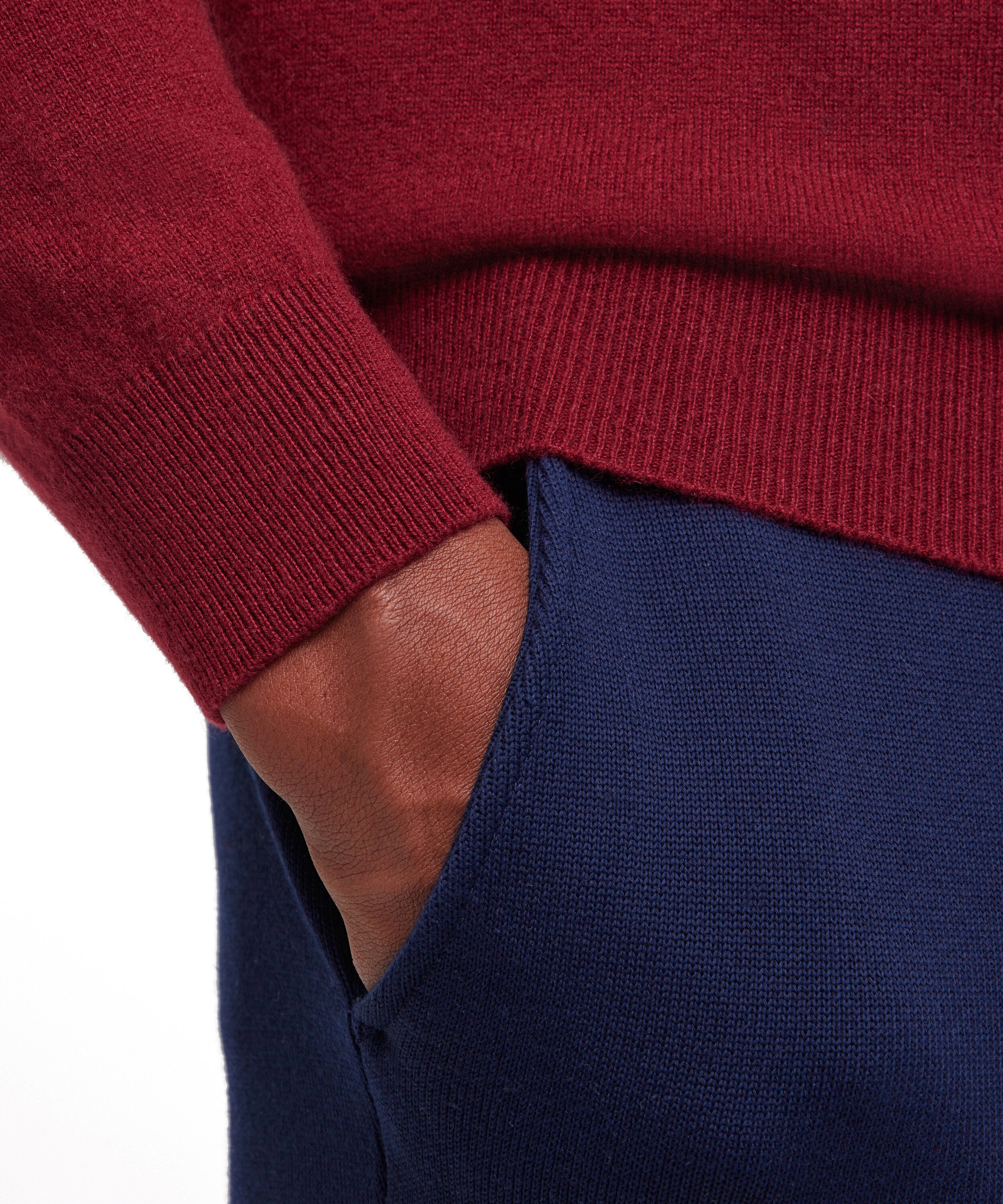 Falke Men Pullover Round-neck - Men - merlot