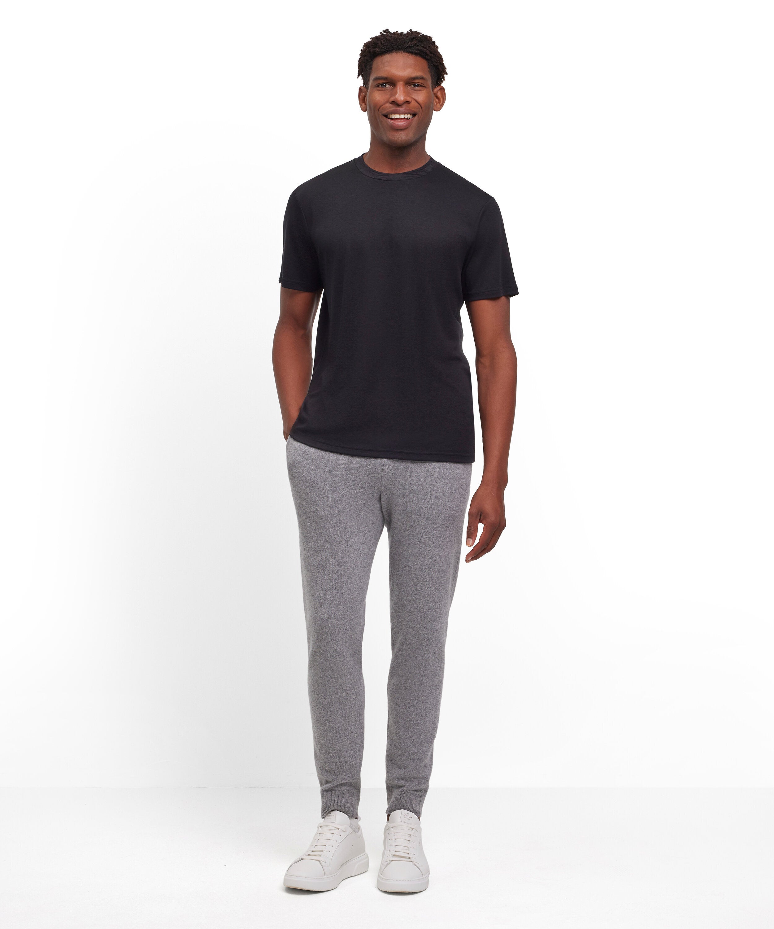 Falke Men T-Shirt Round-neck - Men - black