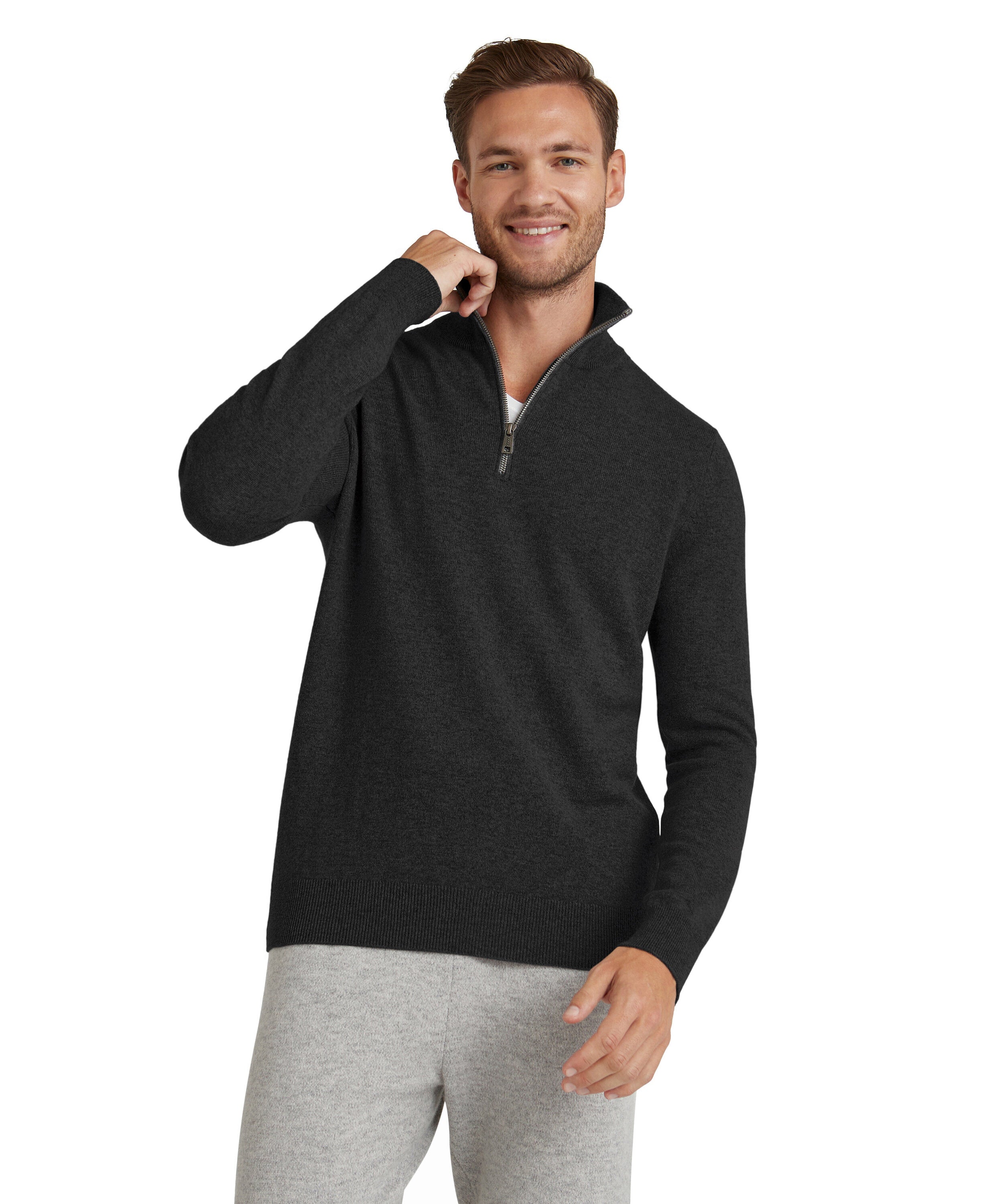 Falke Men Pullover Round-neck - Men - black