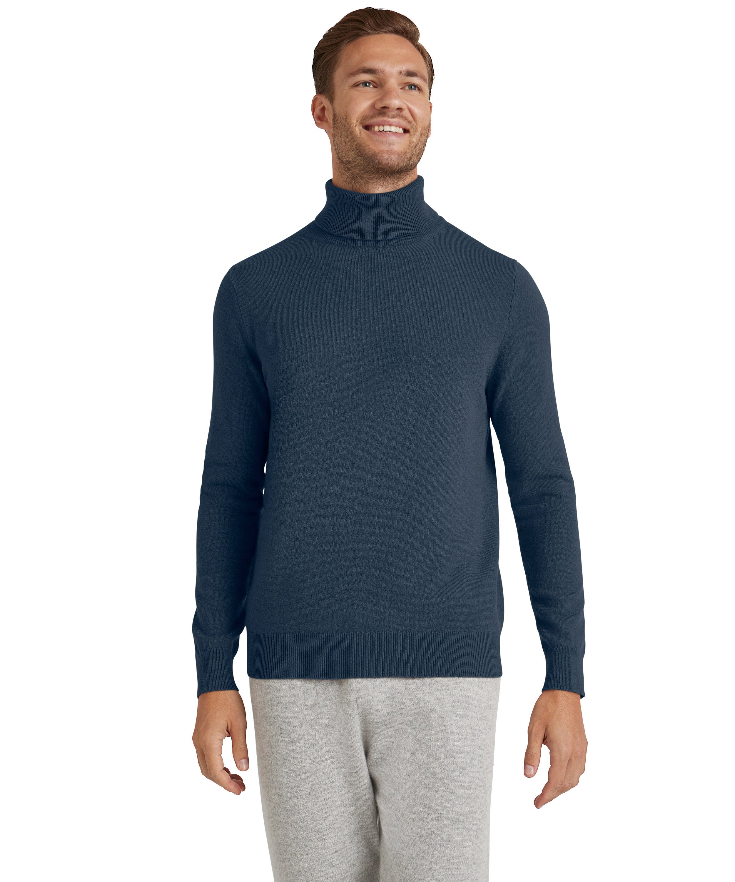 Falke Men Pullover Round-neck - Men - space blue