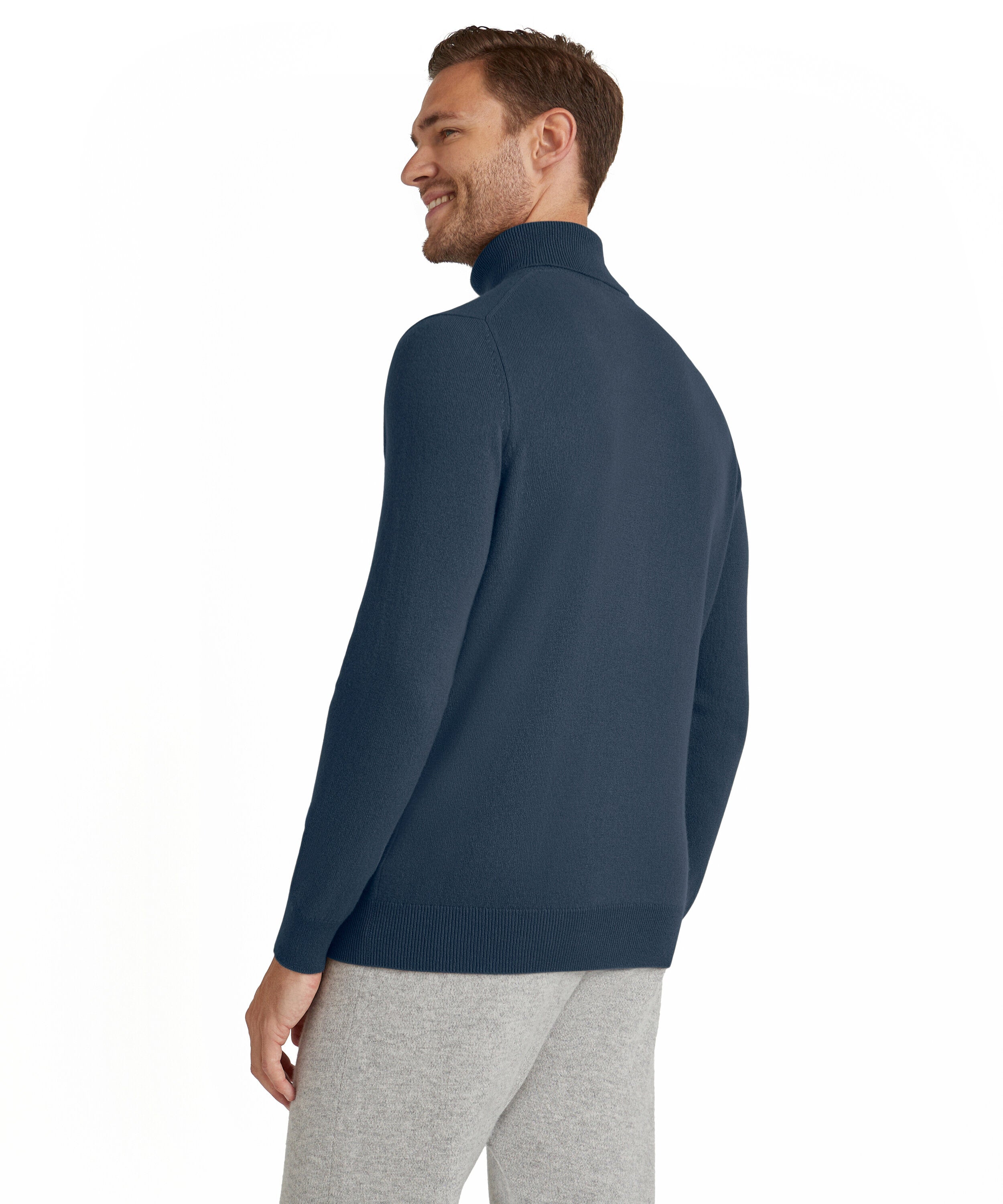 Falke Men Pullover Round-neck - Men - space blue