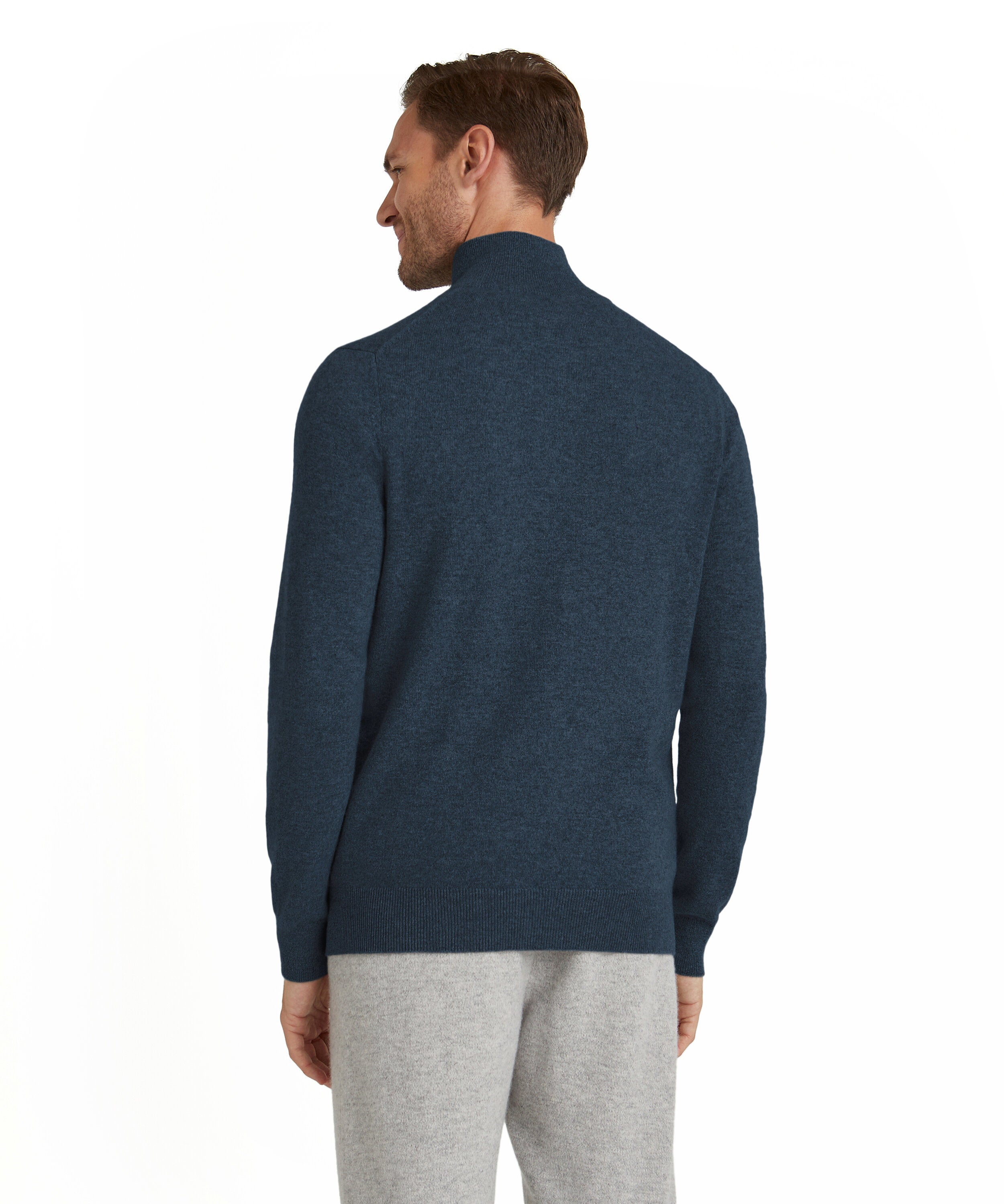 Falke Men Pullover Round-neck - Men - space blue