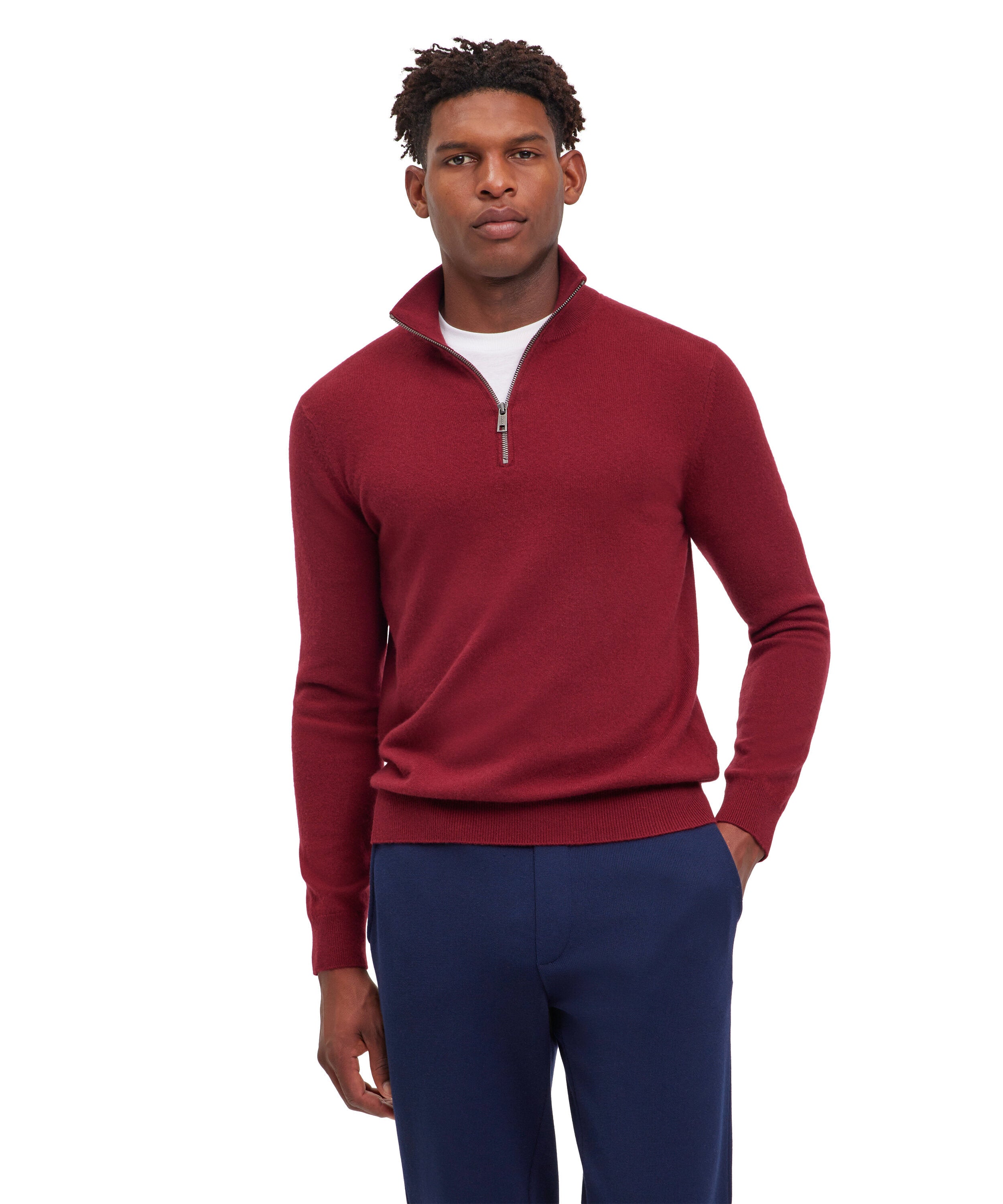 Falke Men Pullover Round-neck - Men - merlot