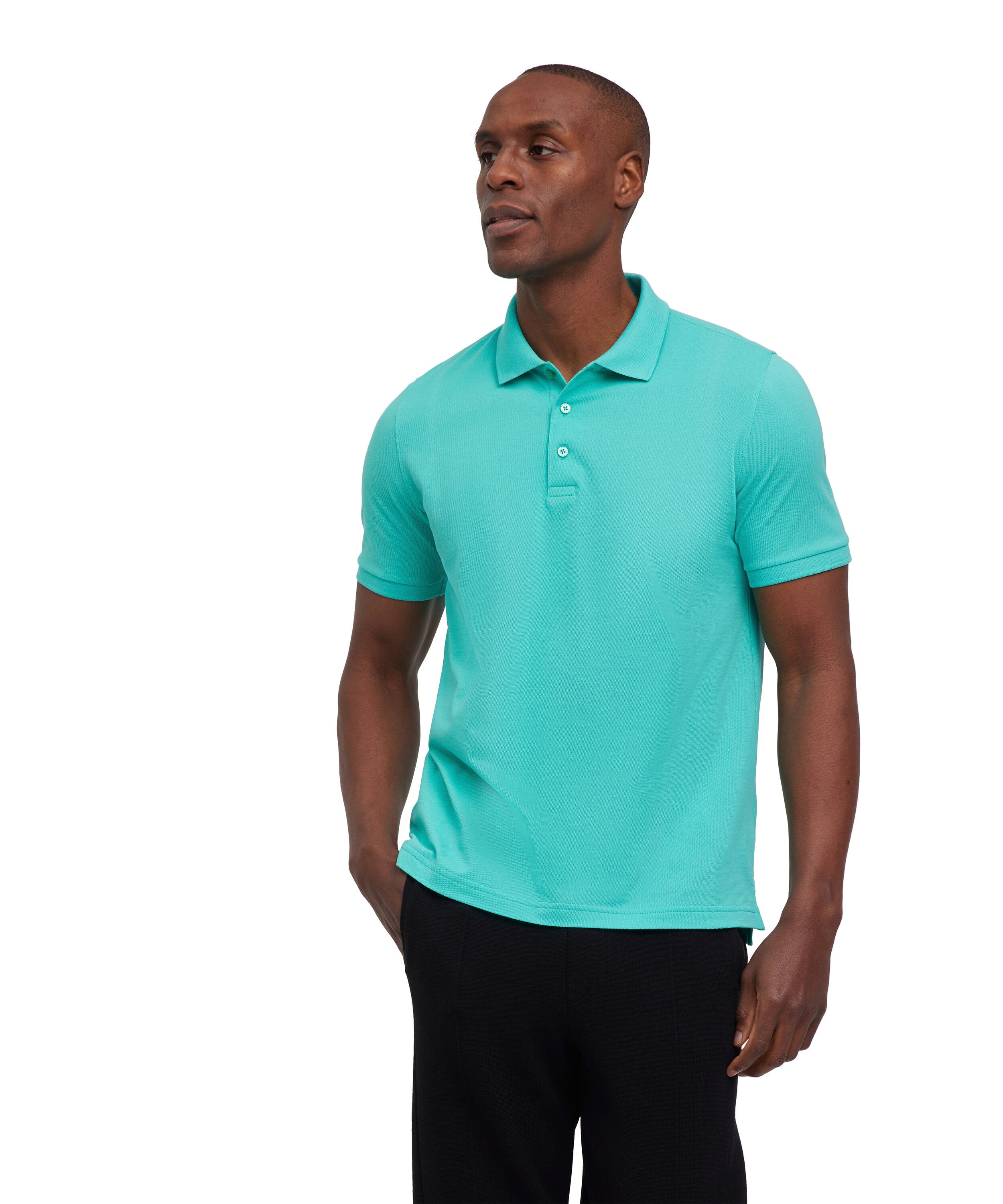 Falke Essential Polo Men Polo shirt - Men - aqua