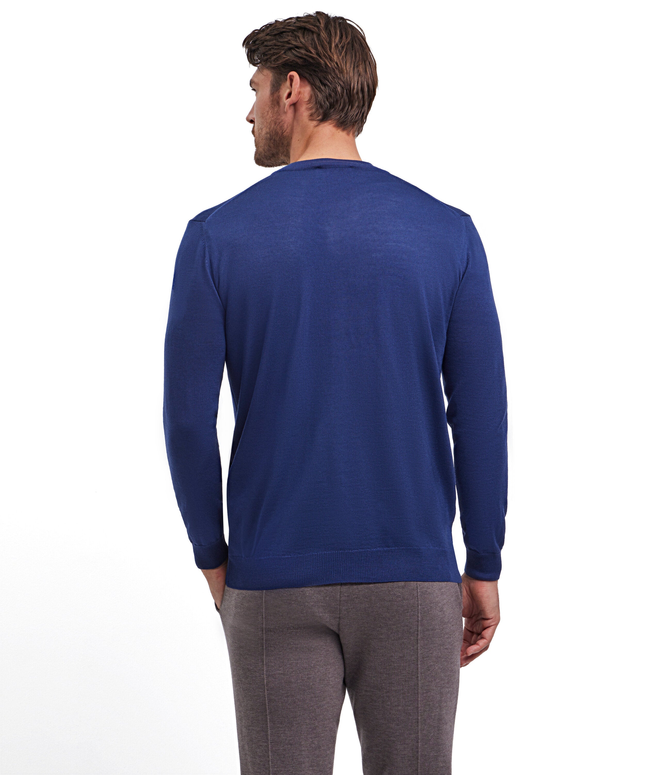 Falke Men Zip jacket Stand-up collar - Men - night blue