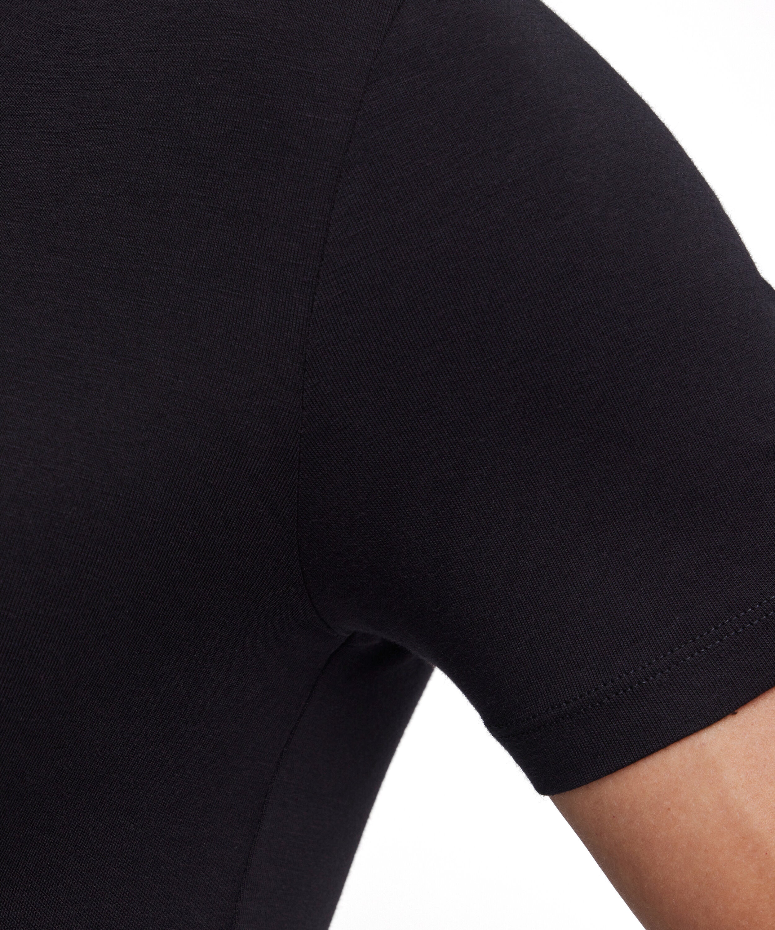 Falke 2-Pack Men T-Shirt Round-neck Daily Comfort - Men - black