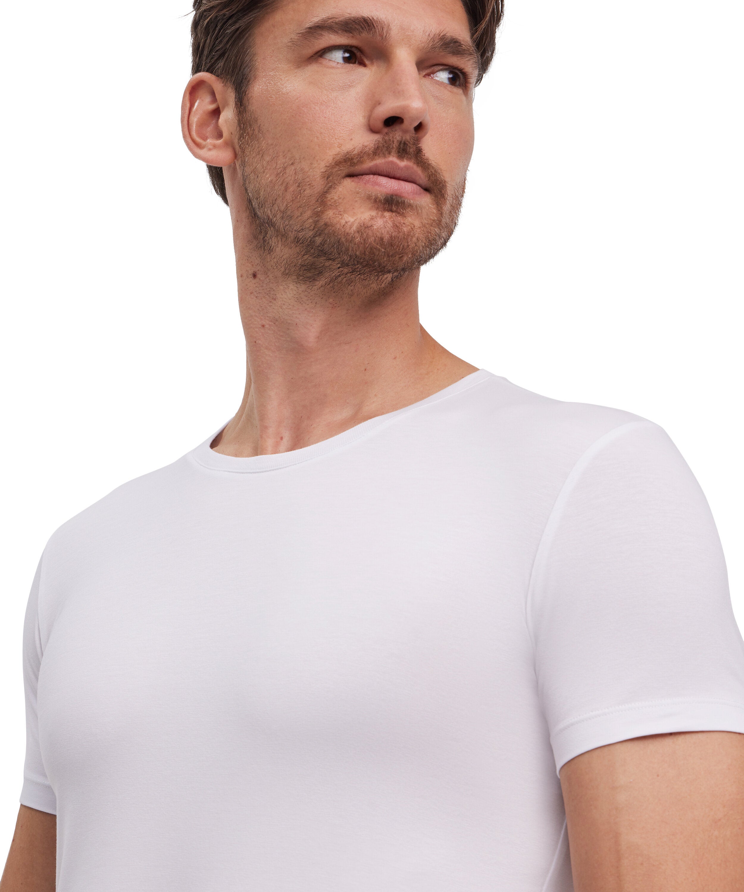 Falke 2-Pack Men T-Shirt Round-neck Daily Comfort - Men - white